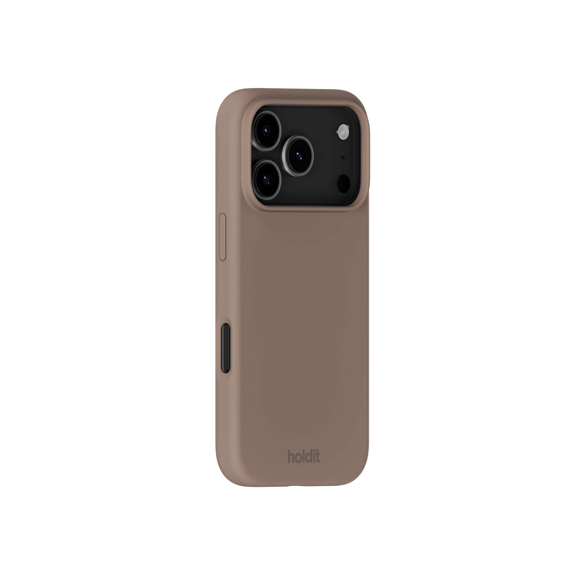 Coque en silicone pour iPhone 17 Pro, Mocha Brown