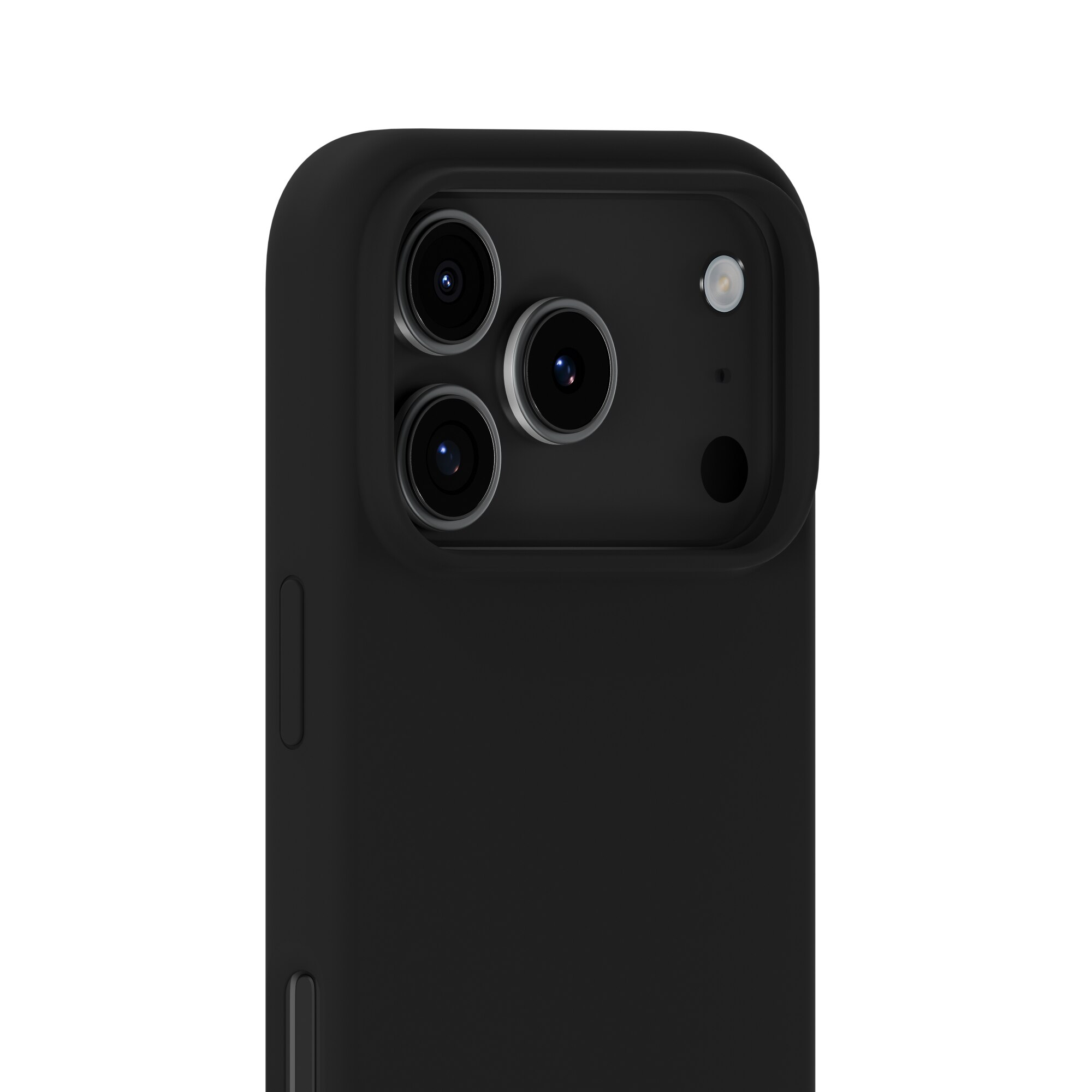 Coque en silicone pour iPhone 17 Pro Max, Black