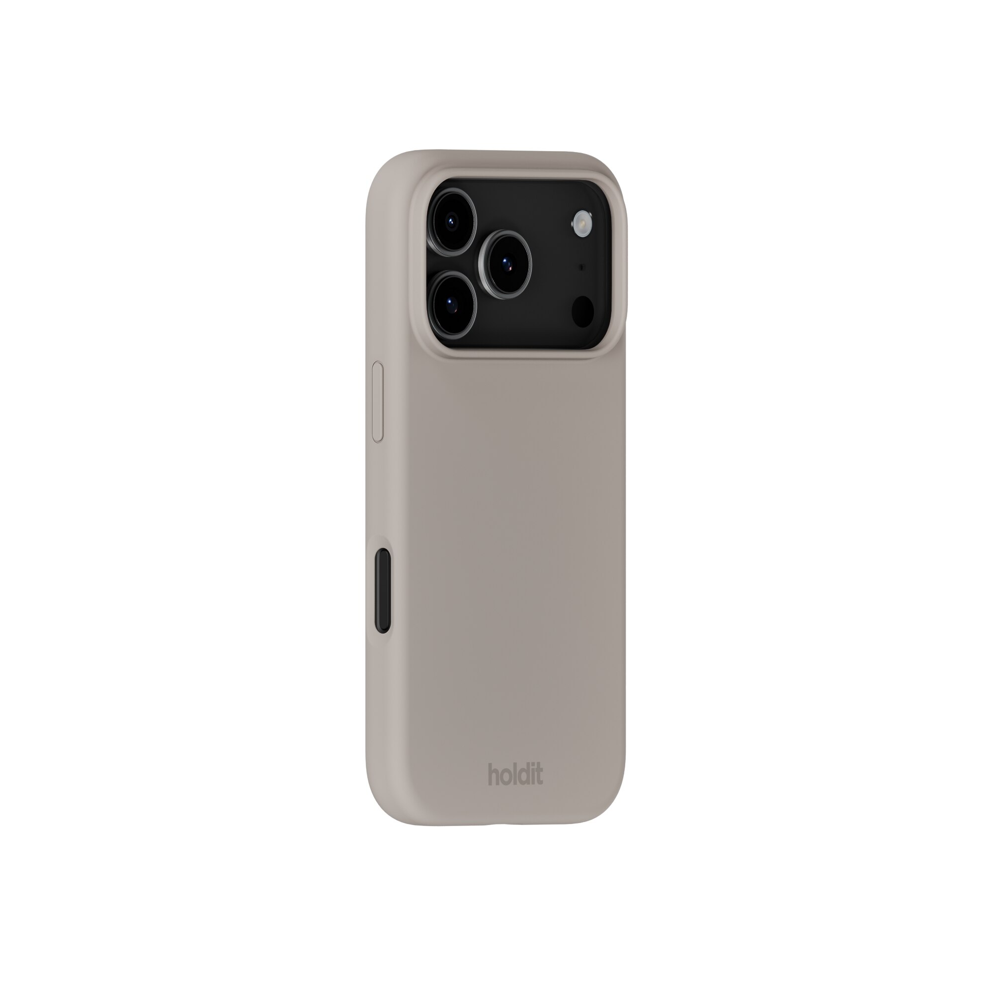 Coque en silicone pour iPhone 17 Pro Max, Taupe