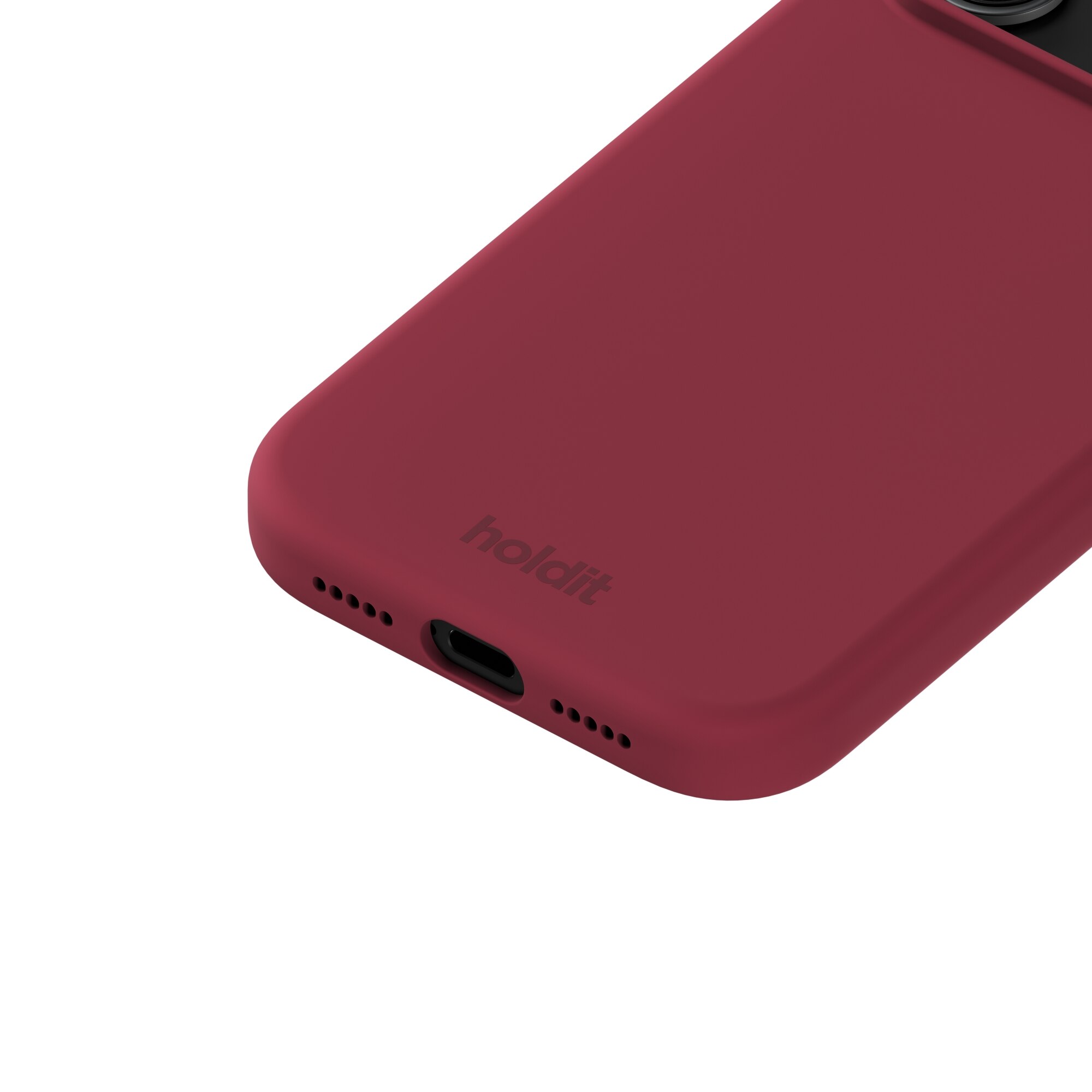 Coque en silicone pour iPhone 17 Pro Max, Red Velvet