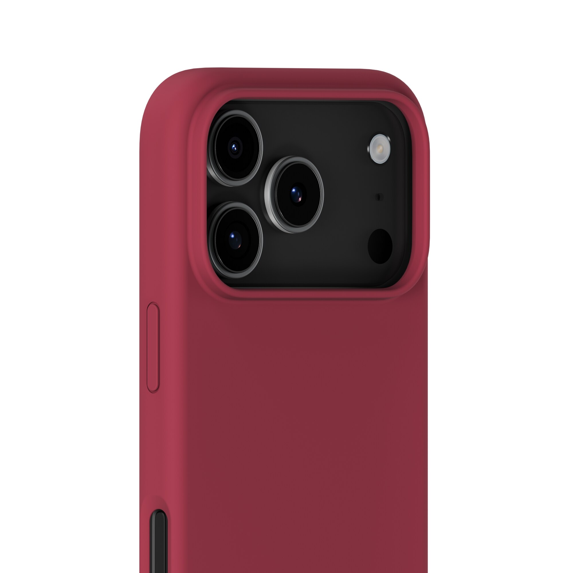 Coque en silicone pour iPhone 17 Pro Max, Red Velvet