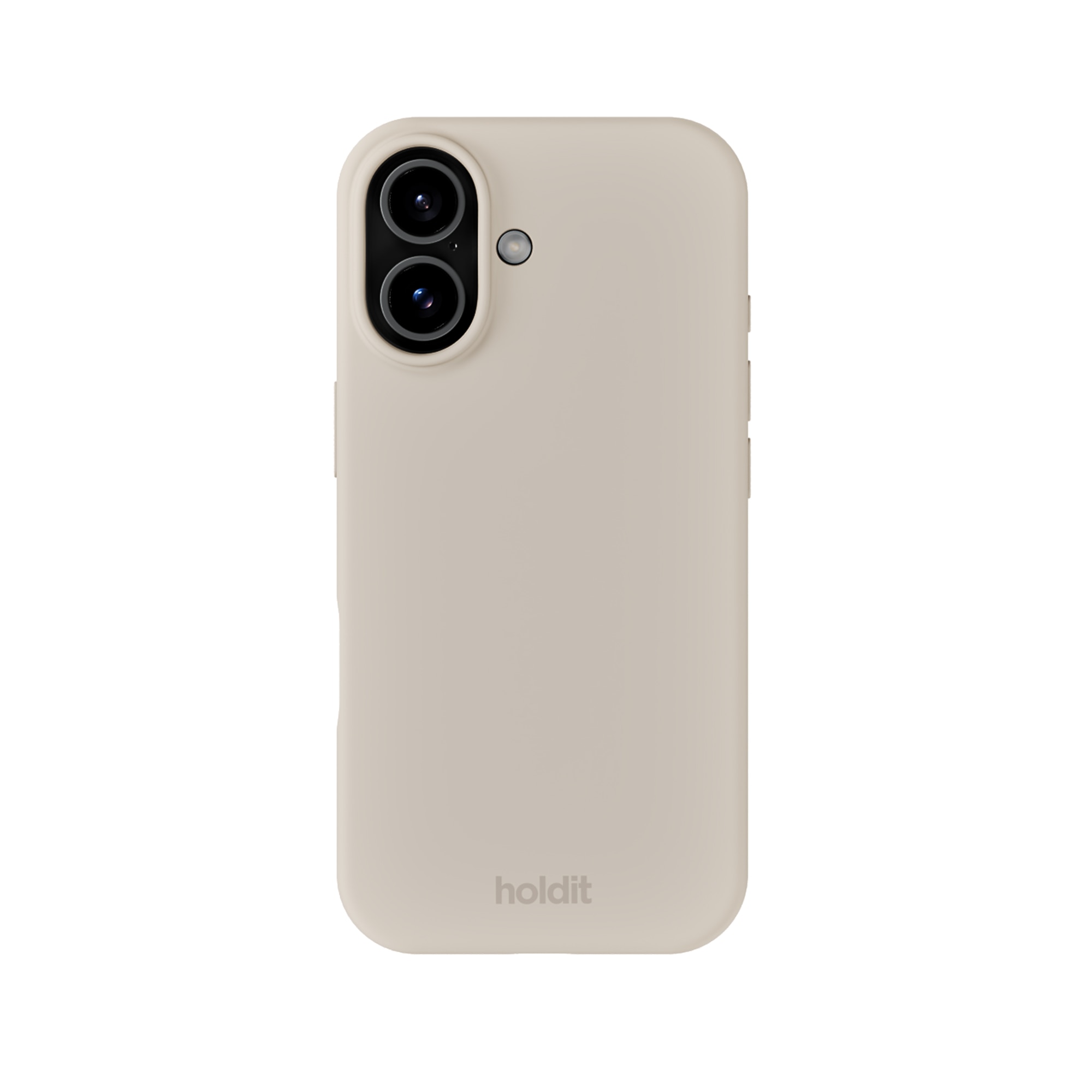 Coque en silicone pour iPhone 17, Light Beige