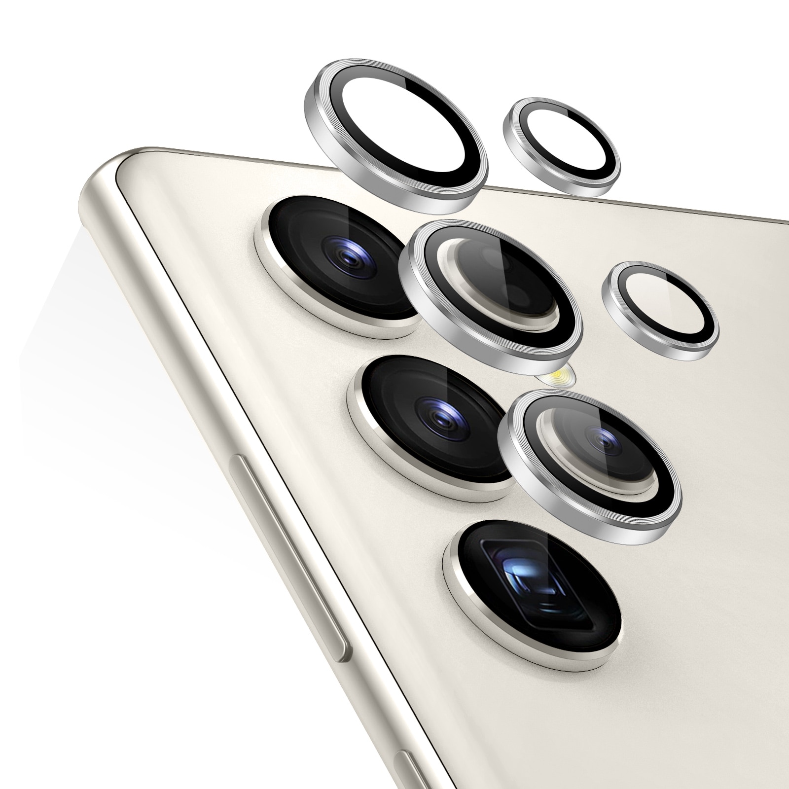 Armorite Camera Lens Protector Samsung Galaxy S24 Ultra, Silver