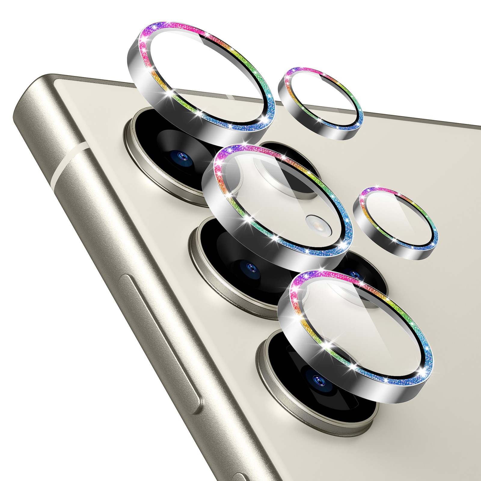 Armorite Camera Lens Protector Samsung Galaxy S24 Ultra, Chromatic Shimmer