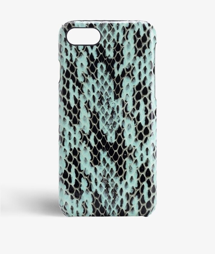 Coque iPhone 7 Real Water Snake Aqua