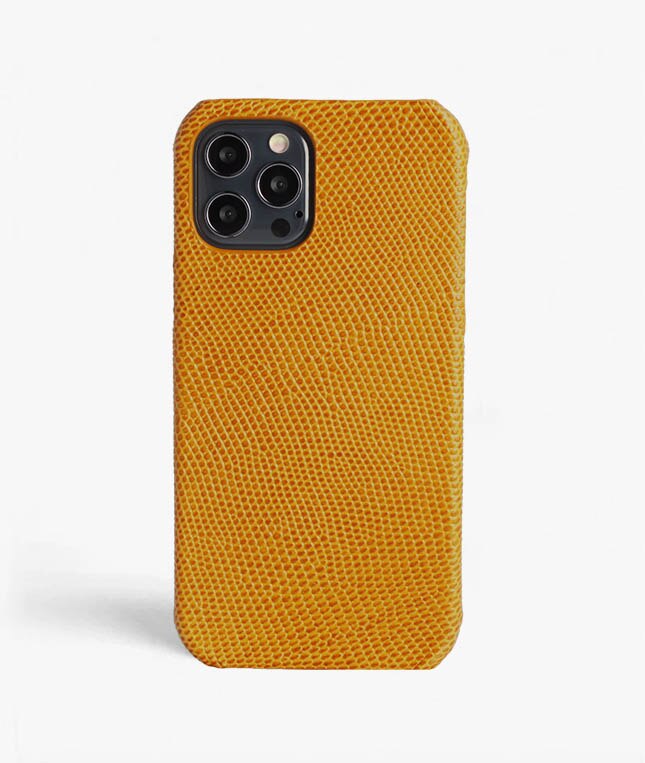 Coque iPhone 12/iPhone 12 Pro Lizard Jaune