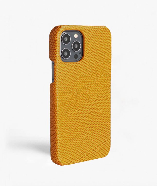 Coque iPhone 12/iPhone 12 Pro Lizard Jaune