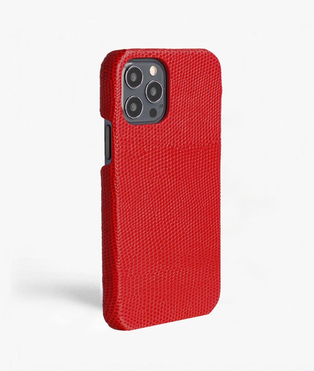 Coque iPhone 12/iPhone 12 Pro Lizard Rouge