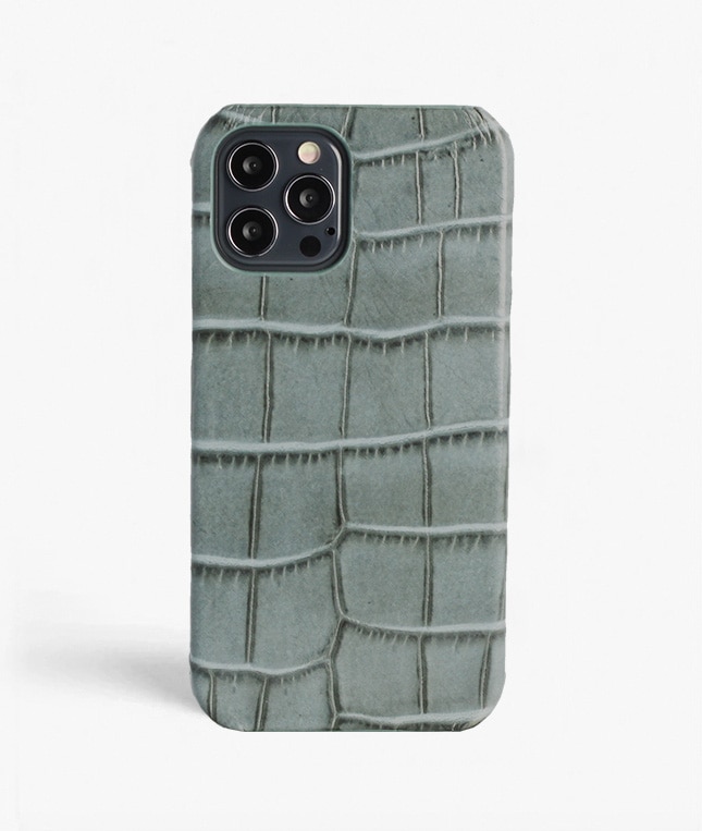 Coque iPhone 12 Pro Max Croco Teal