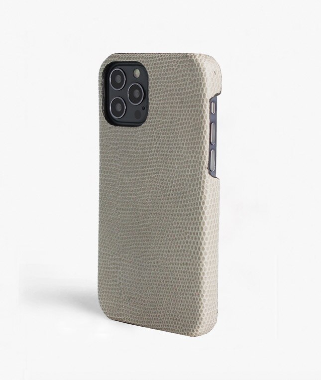Coque iPhone 12/iPhone 12 Pro Lizard Gris