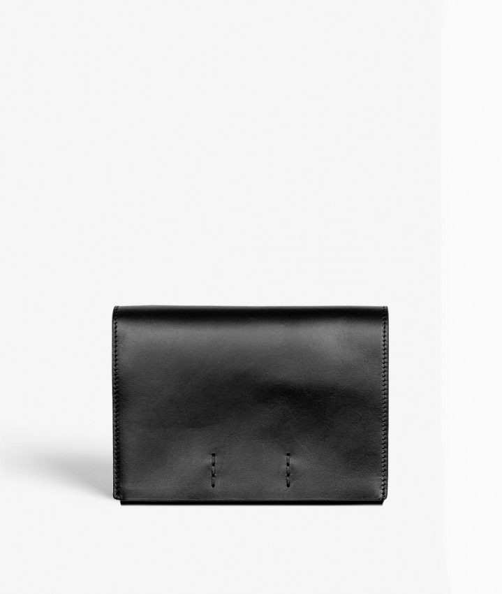 Mini Crossbody Bag Vegetable Tanned Noir