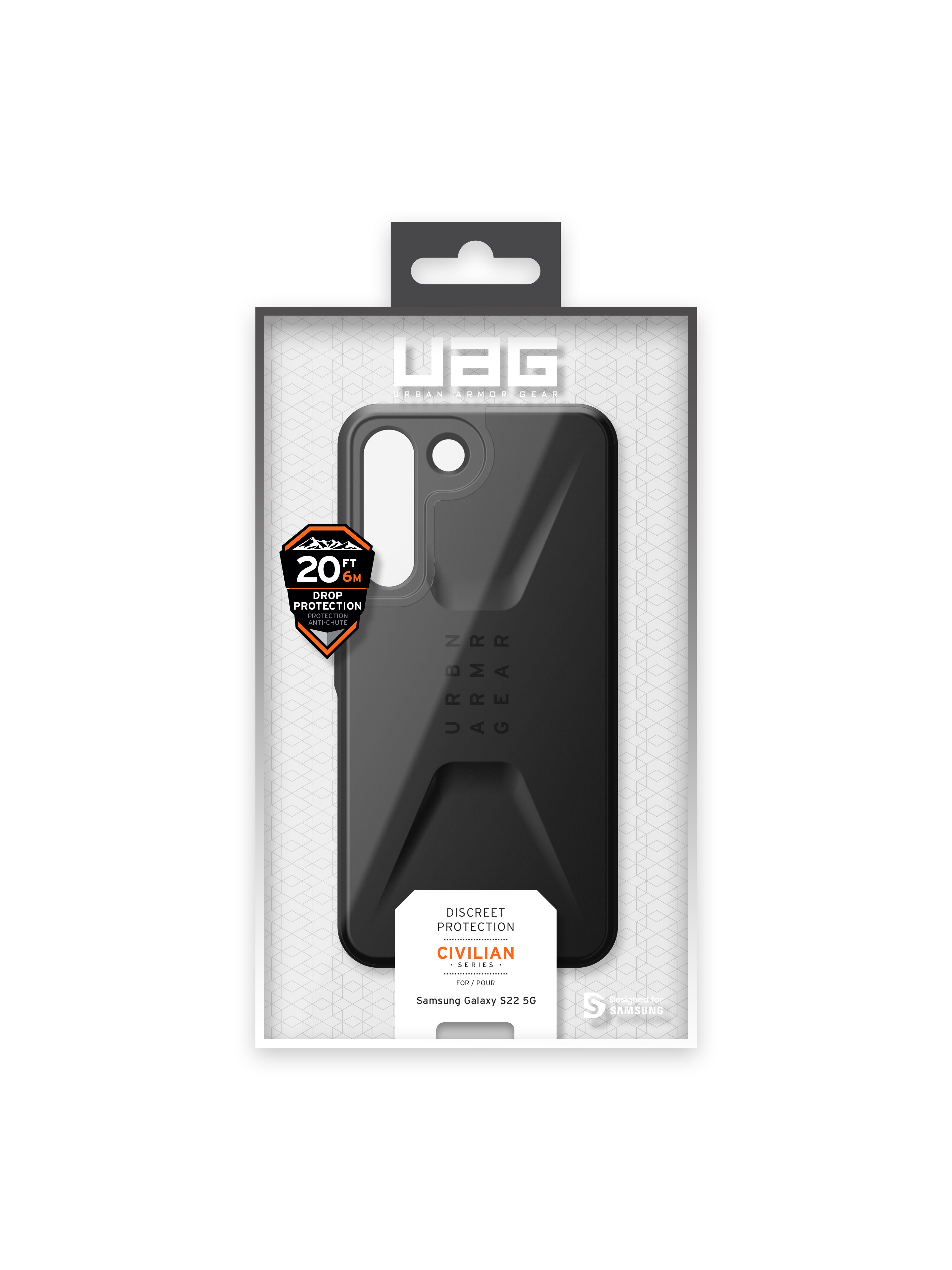 Coque Civilian Series Samsung Galaxy S22 Black