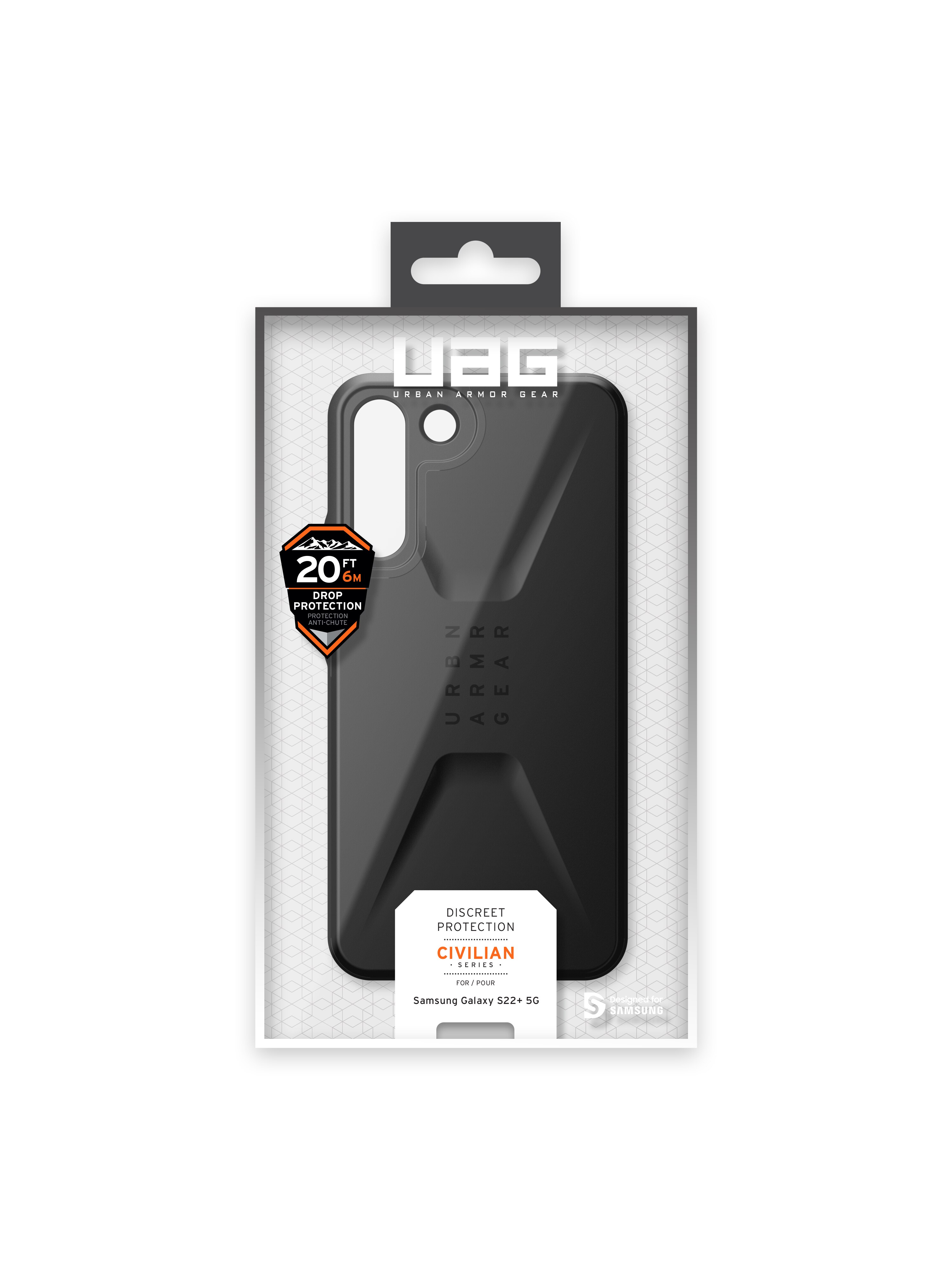 Coque Civilian Series Samsung Galaxy S22 Plus Black