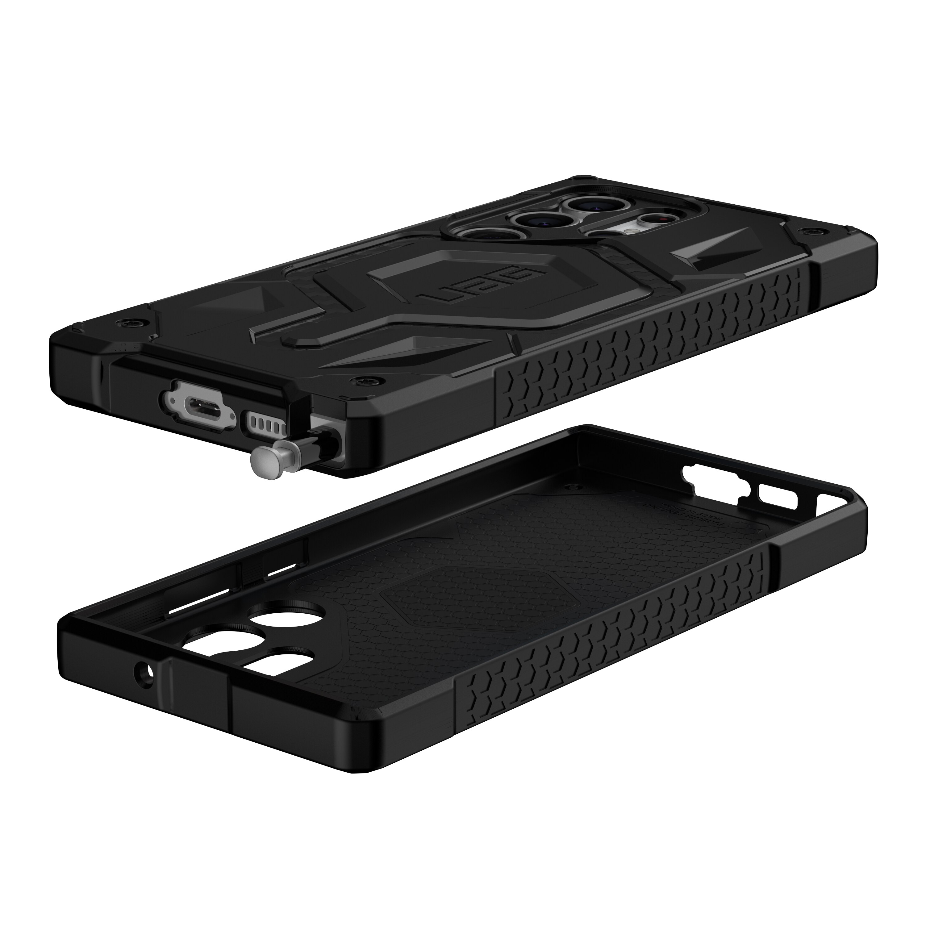 Coque Monarch Pro Magnet Galaxy S23 Ultra Carbon Fiber