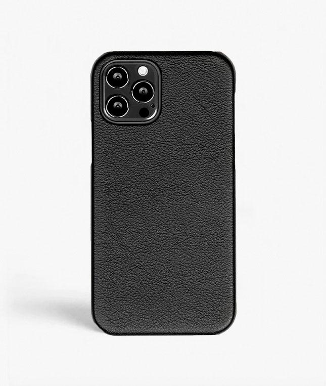 Coque iPhone 12/iPhone 12 Pro Plain Black