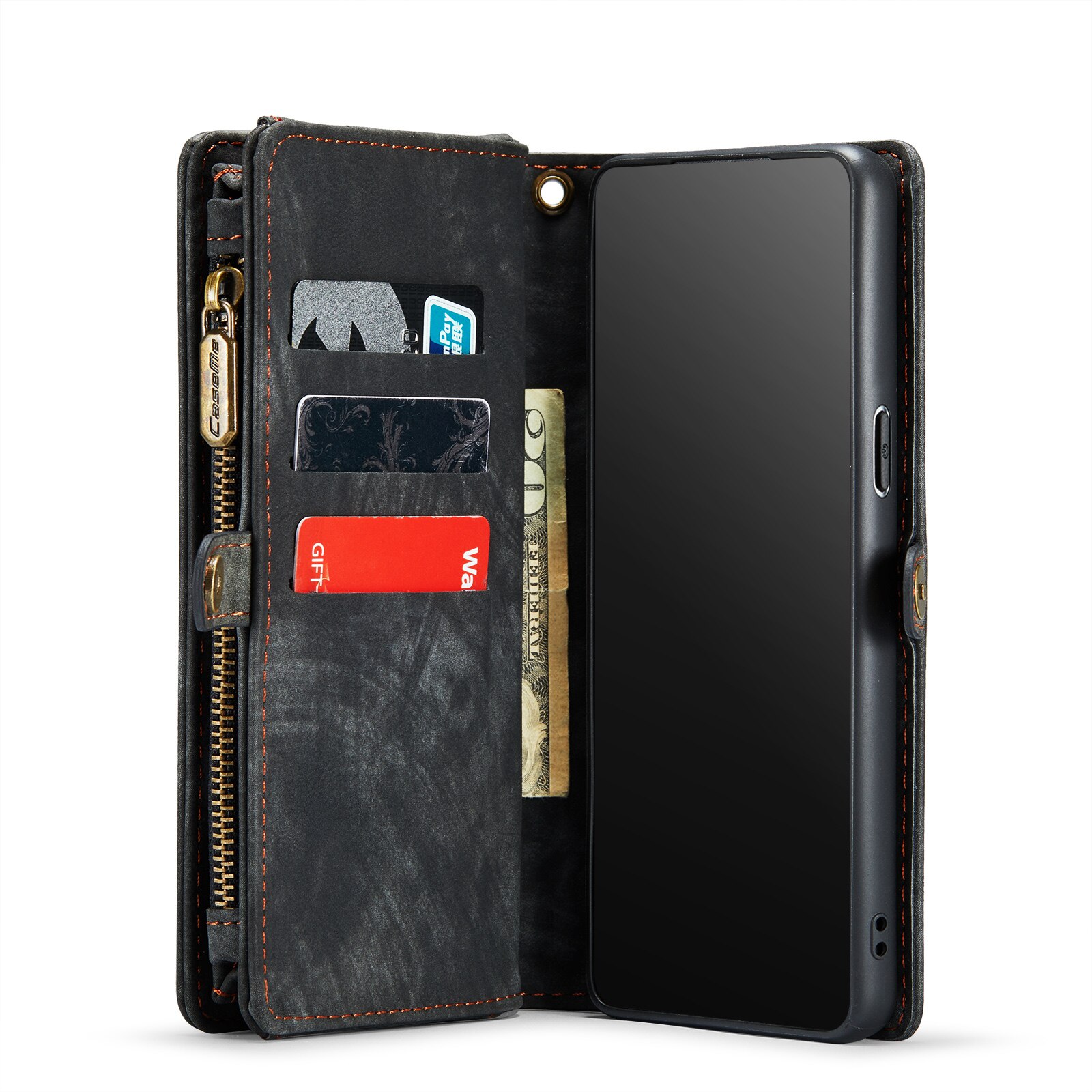 Étui portefeuille multi-cartes Samsung Galaxy S9, Gris