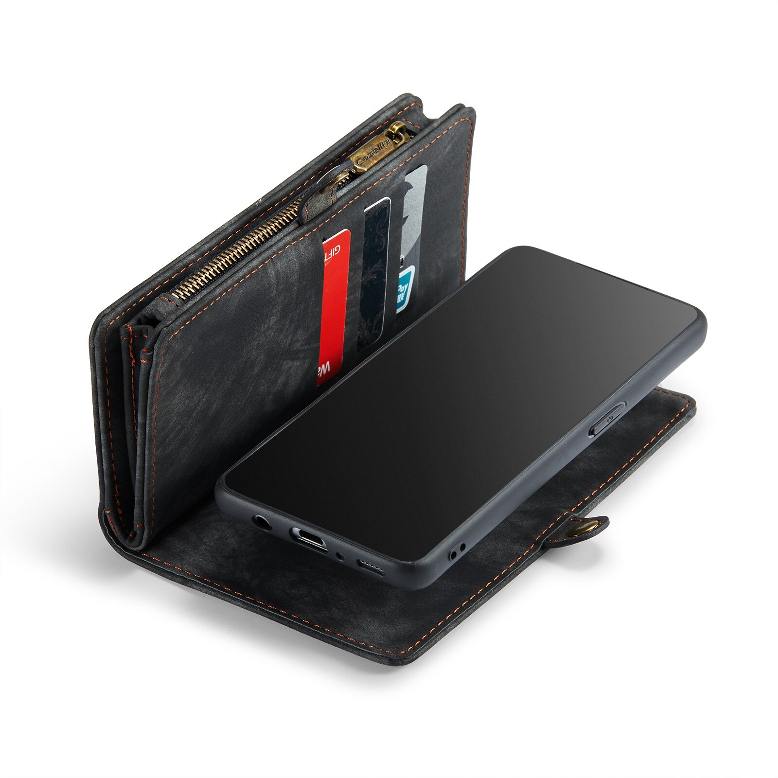 Étui portefeuille multi-cartes Samsung Galaxy S9, Gris