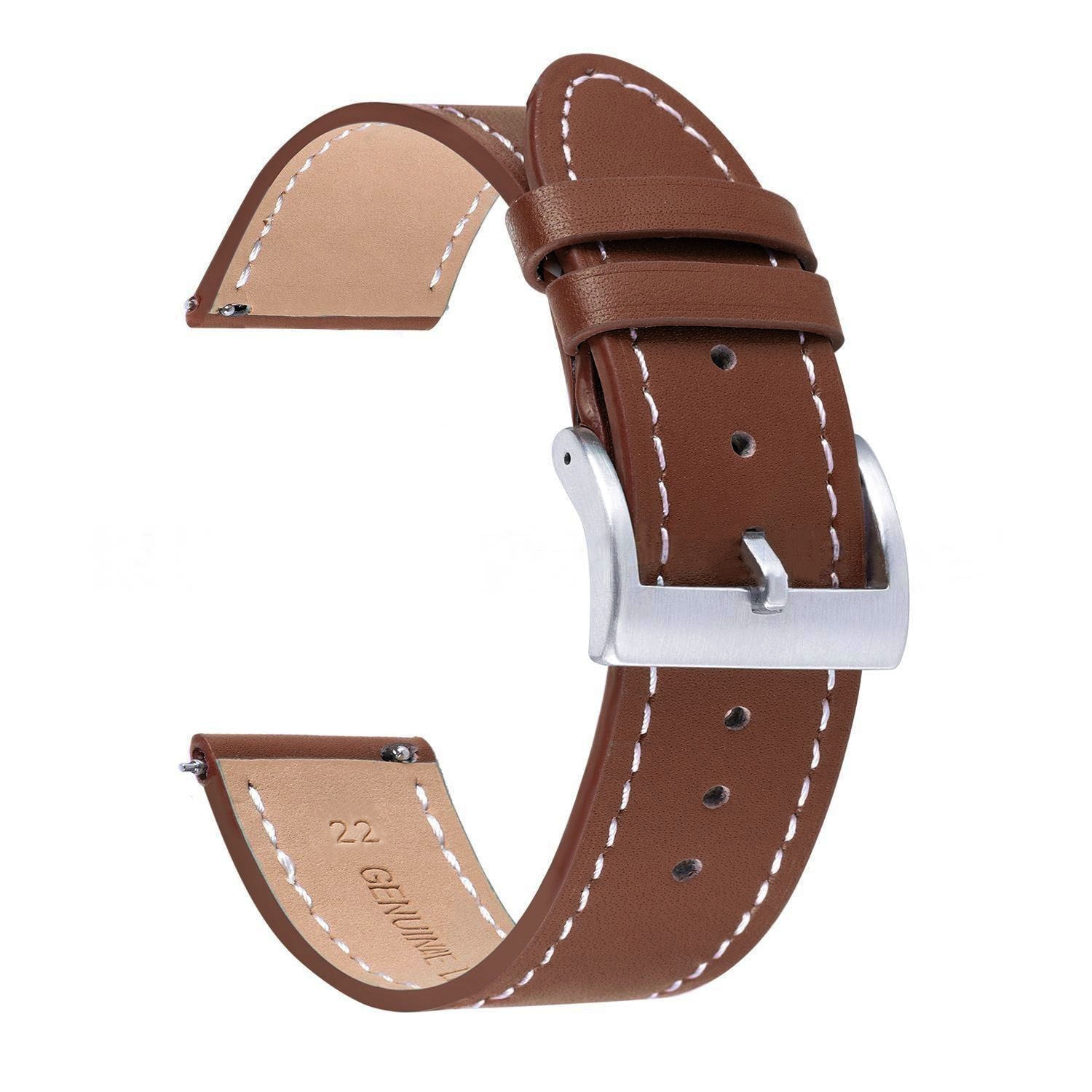 Bracelet en cuir Universal 22mm, marron
