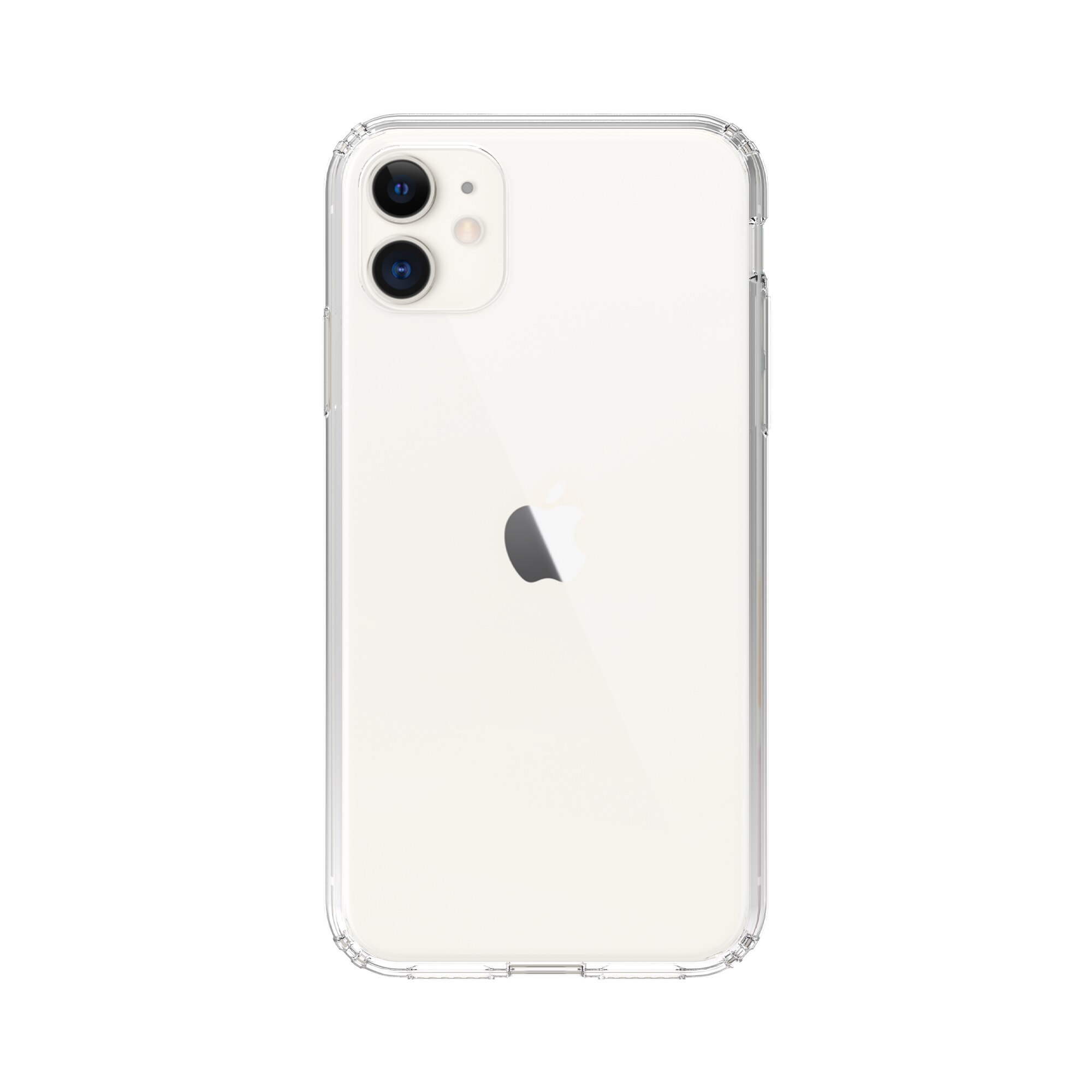 Coque hybride pour iPhone 11, Transparent