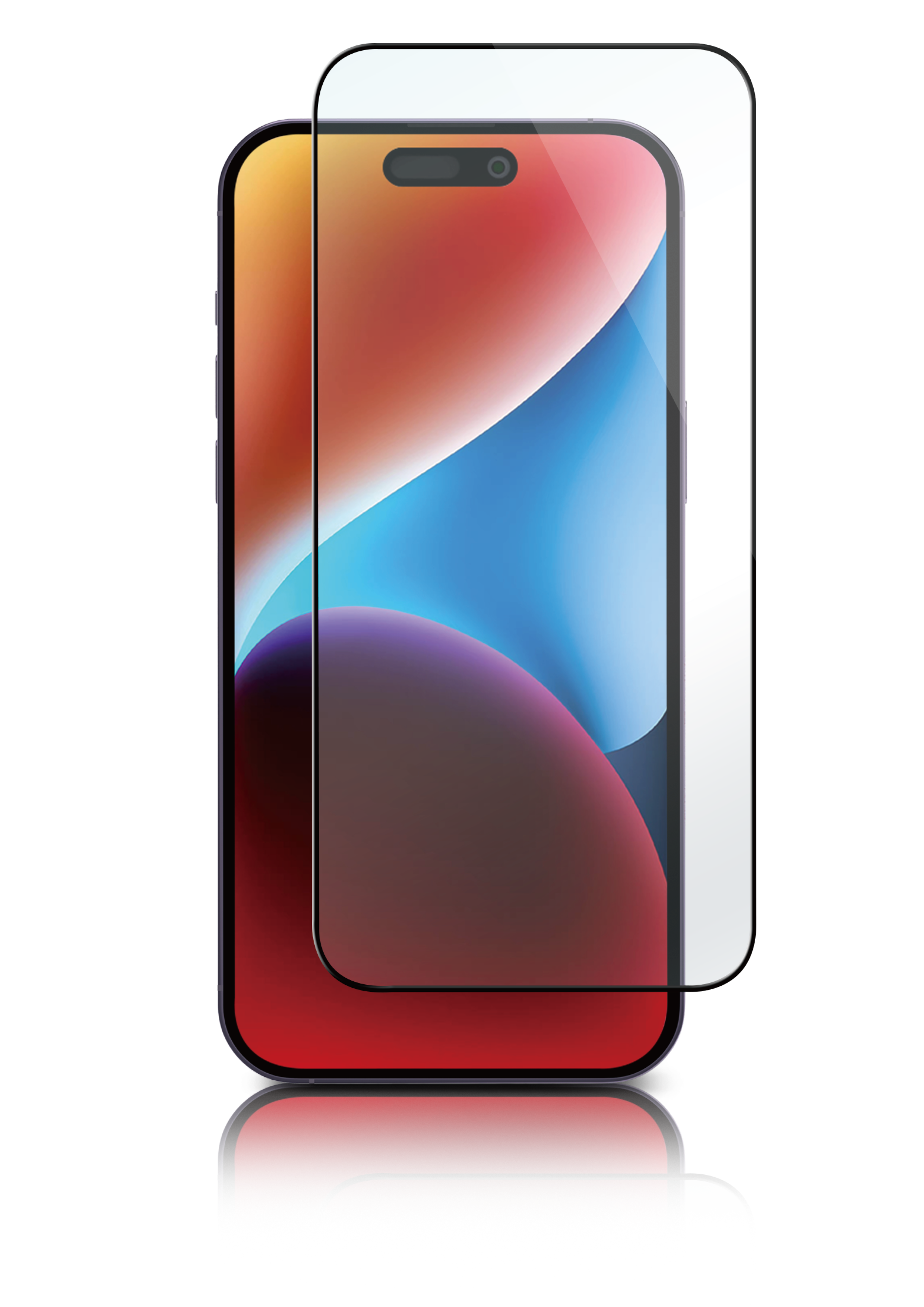 Full-Fit Glass iPhone 15, Noir