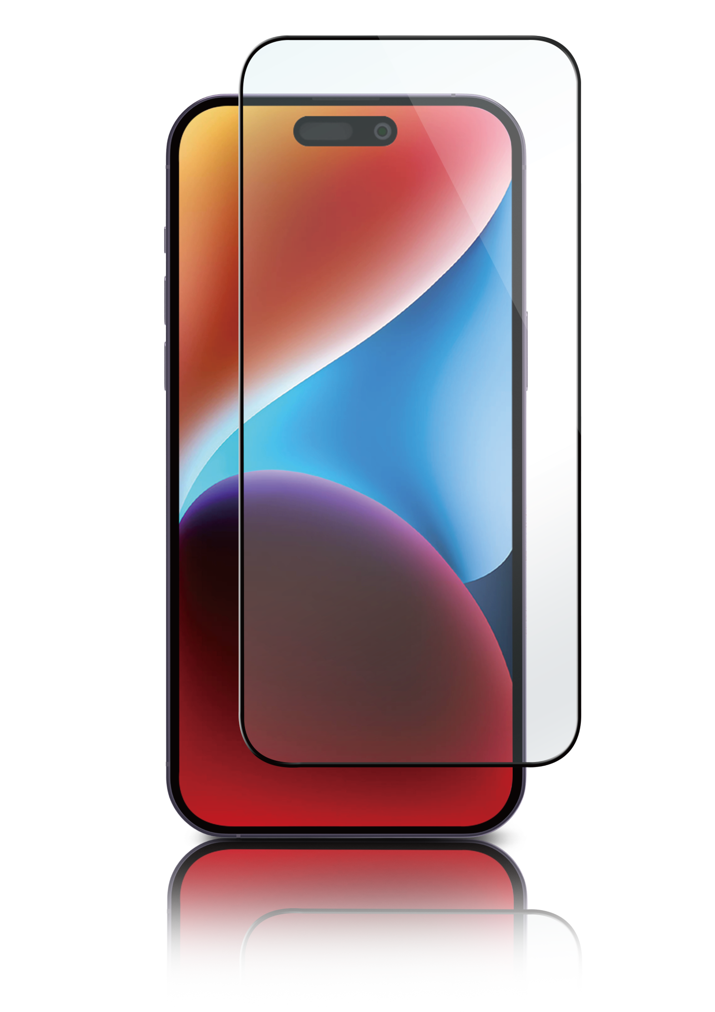 Full-Fit Glass iPhone 15 Pro Noir