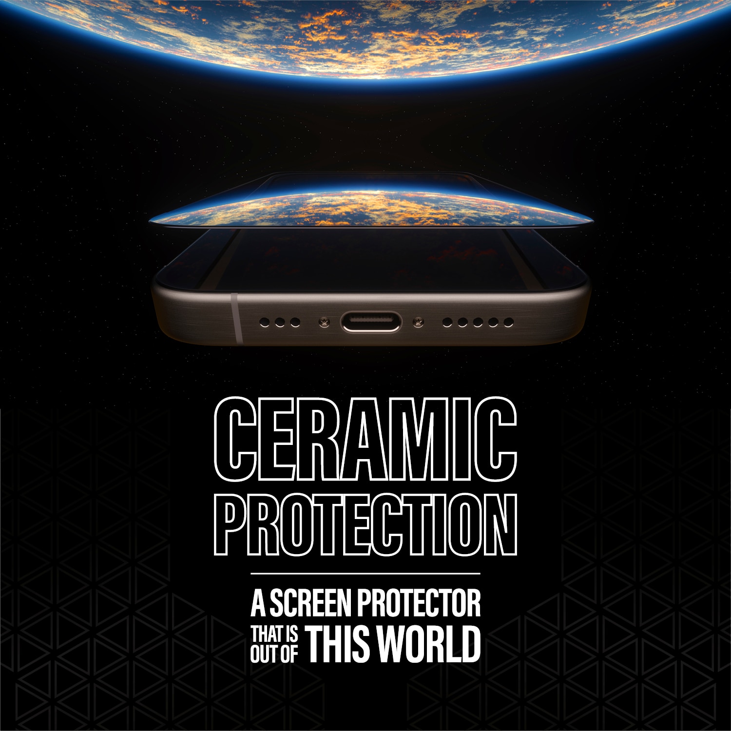 iPhone 15 Pro Max Ceramic Screen Protector (with EasyAligner) Ultra Wide Fit