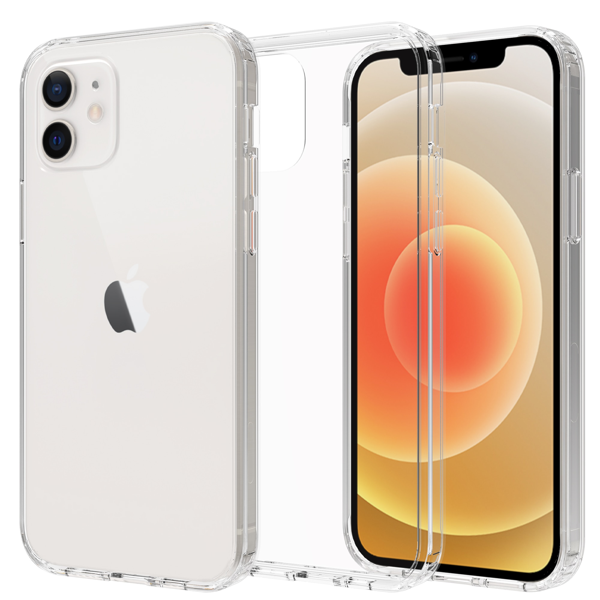 Coque hybride pour iPhone 12 Mini, Transparent