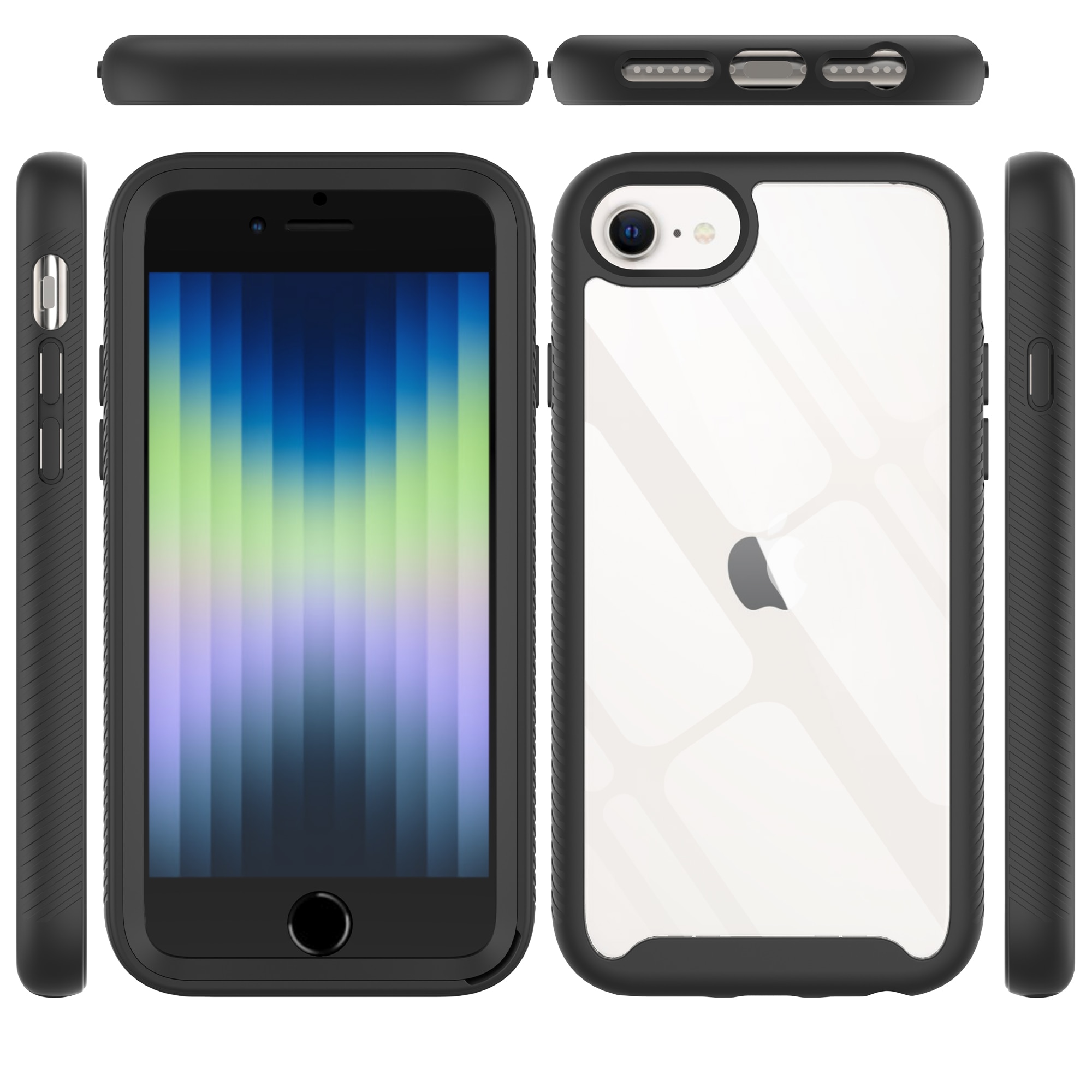 Coque Full Protection iPhone 8 Black
