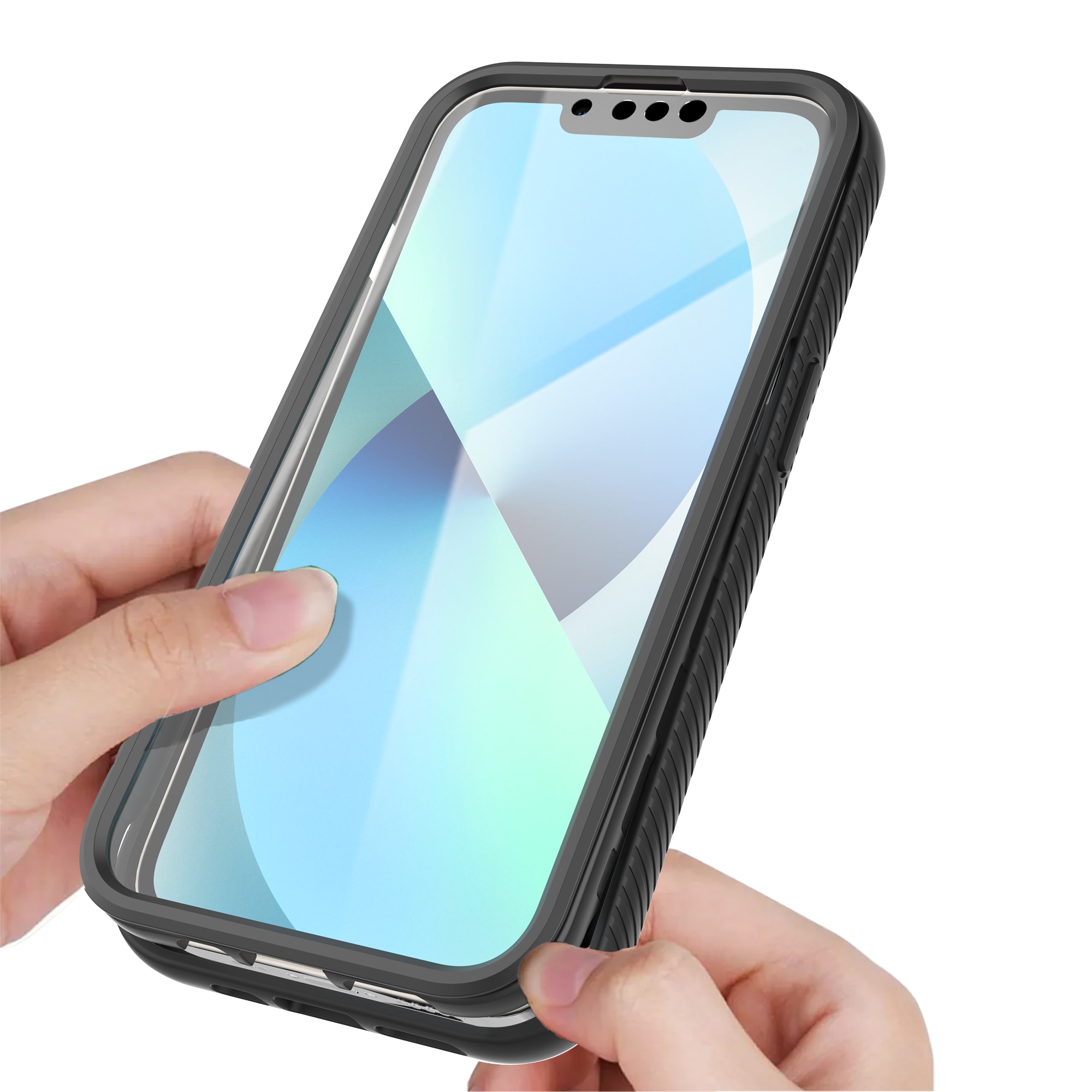 Coque Full Protection iPhone 14, Noir