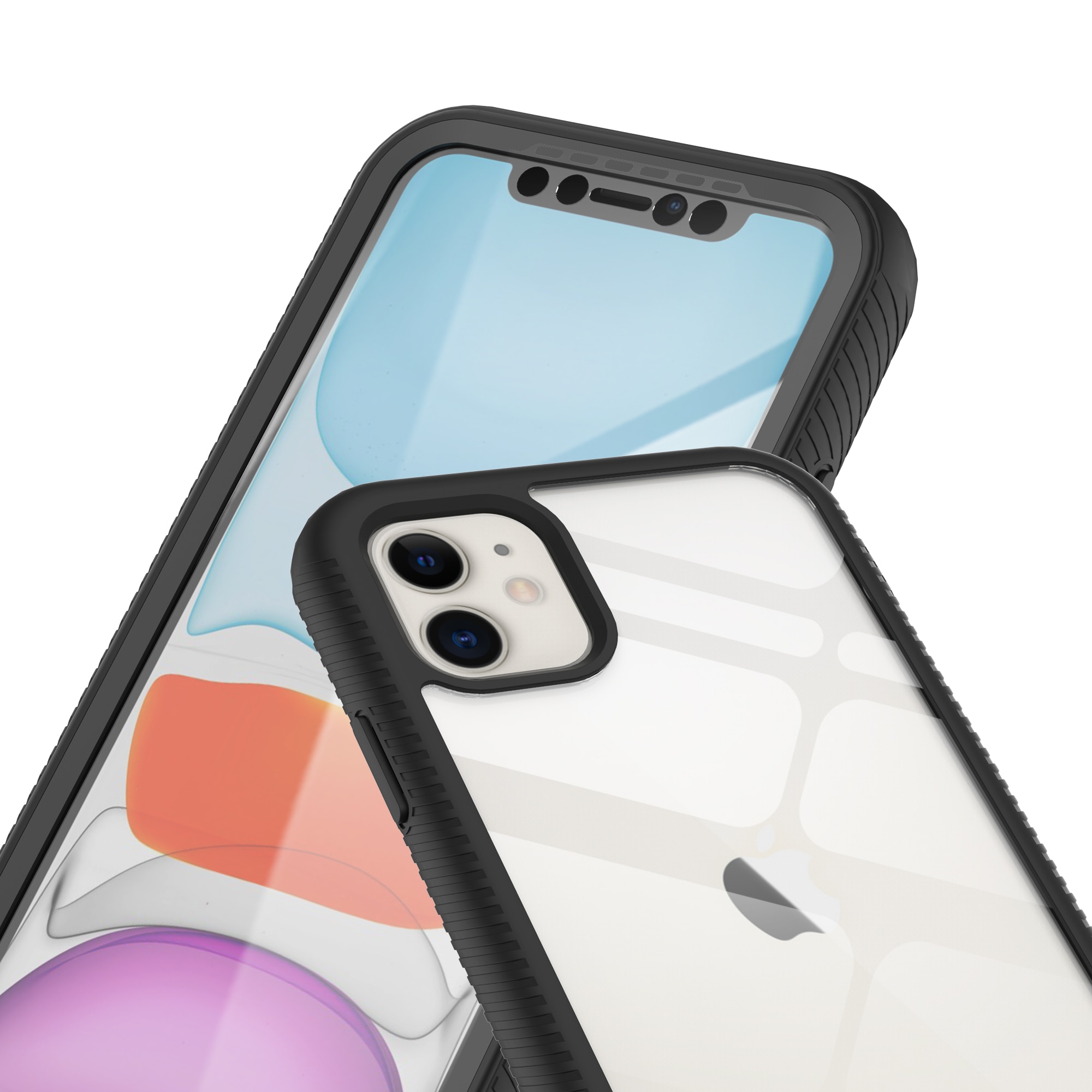 Coque Full Protection iPhone 11, Noir