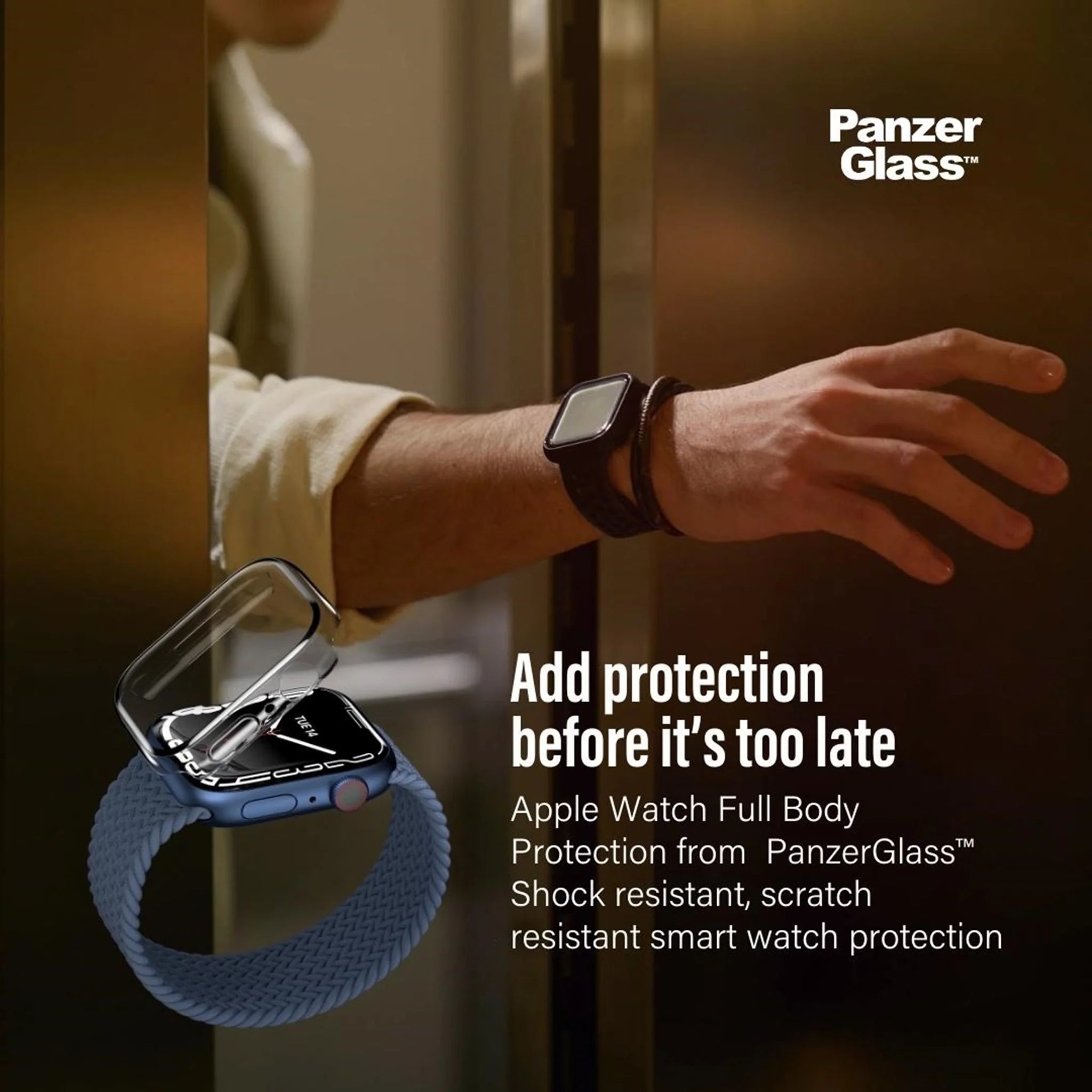 Full Body Coque Apple Watch SE 44mm, transparent