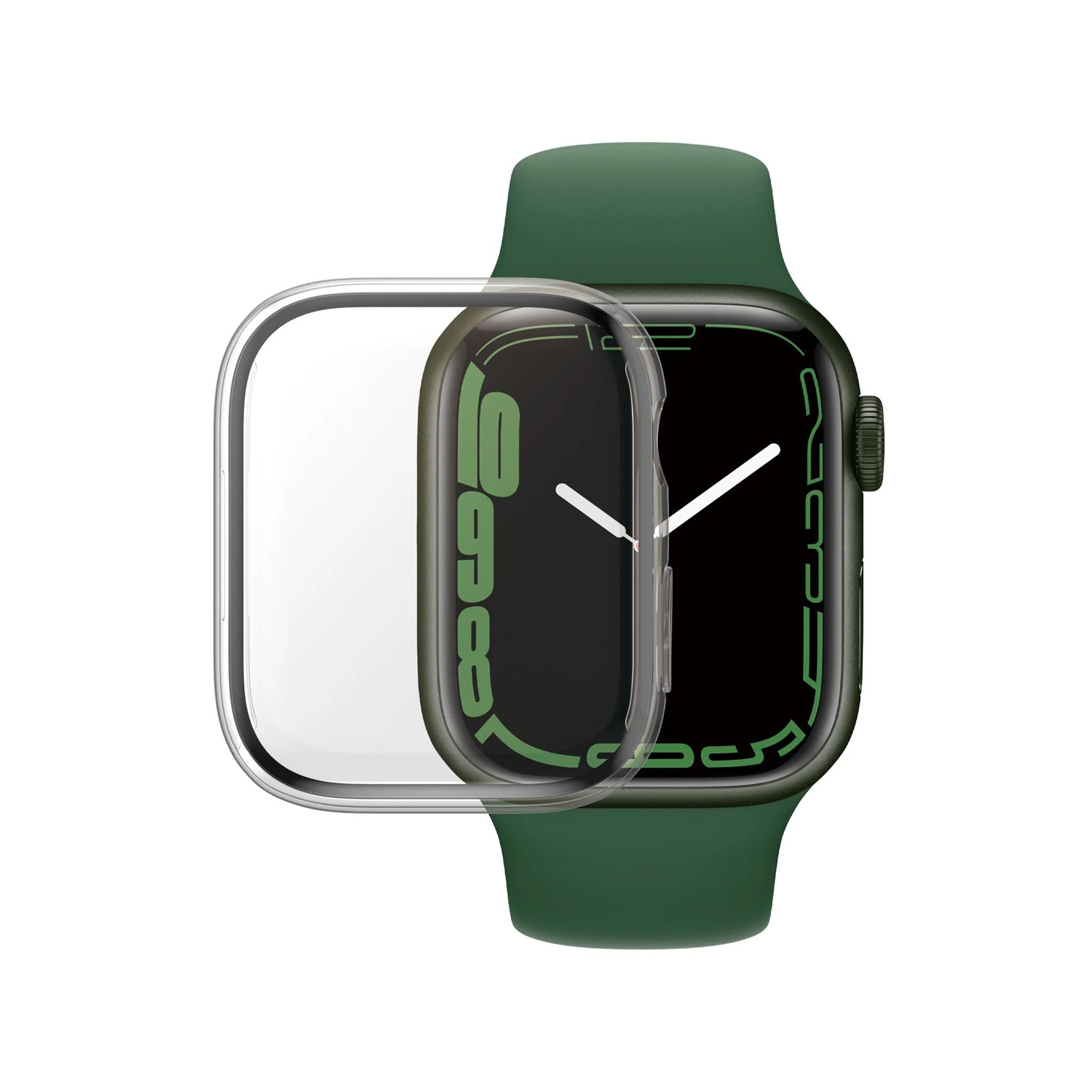 Full Body Coque Apple Watch 41mm Series 7, transparent