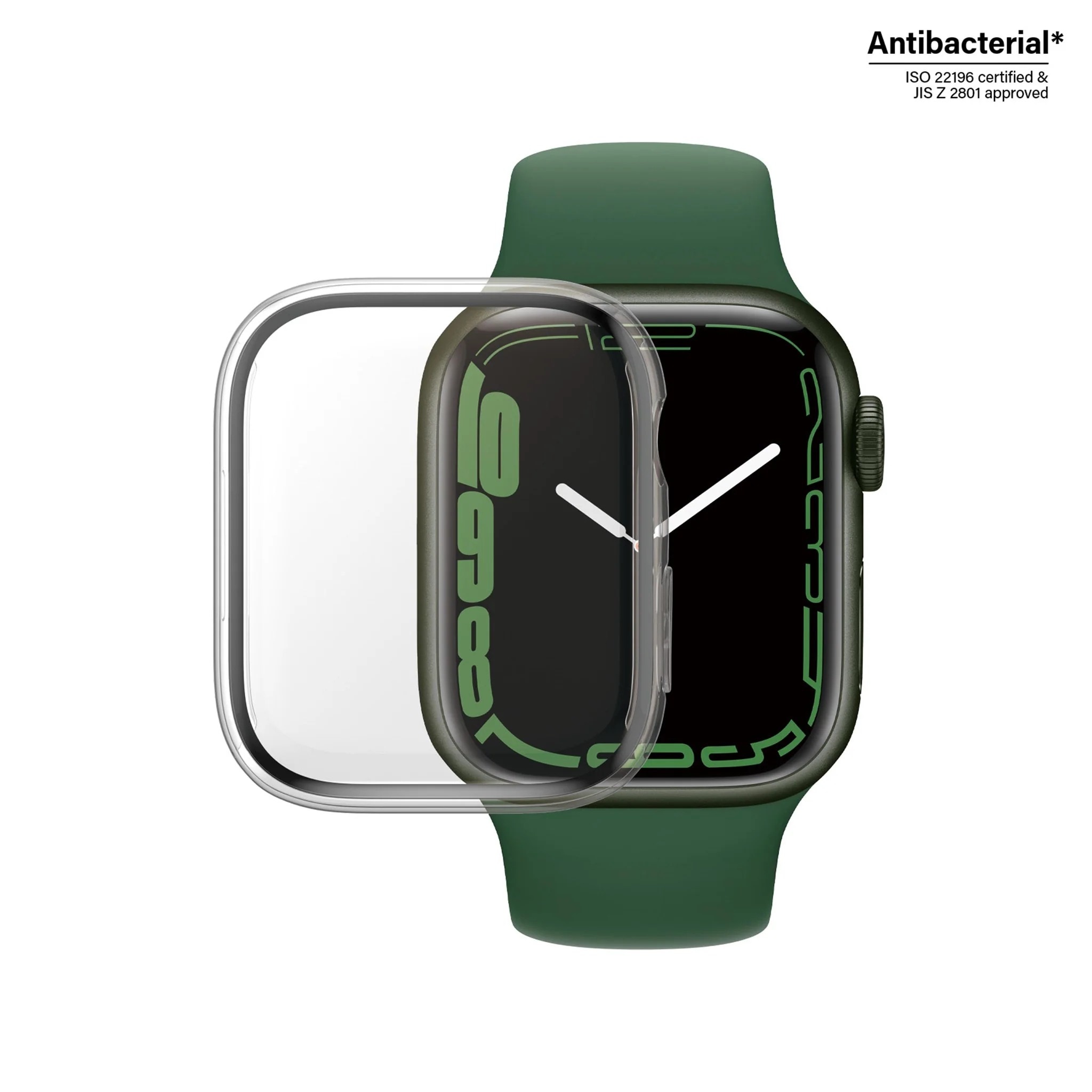 Full Body Coque Apple Watch 45mm Series 7, transparent