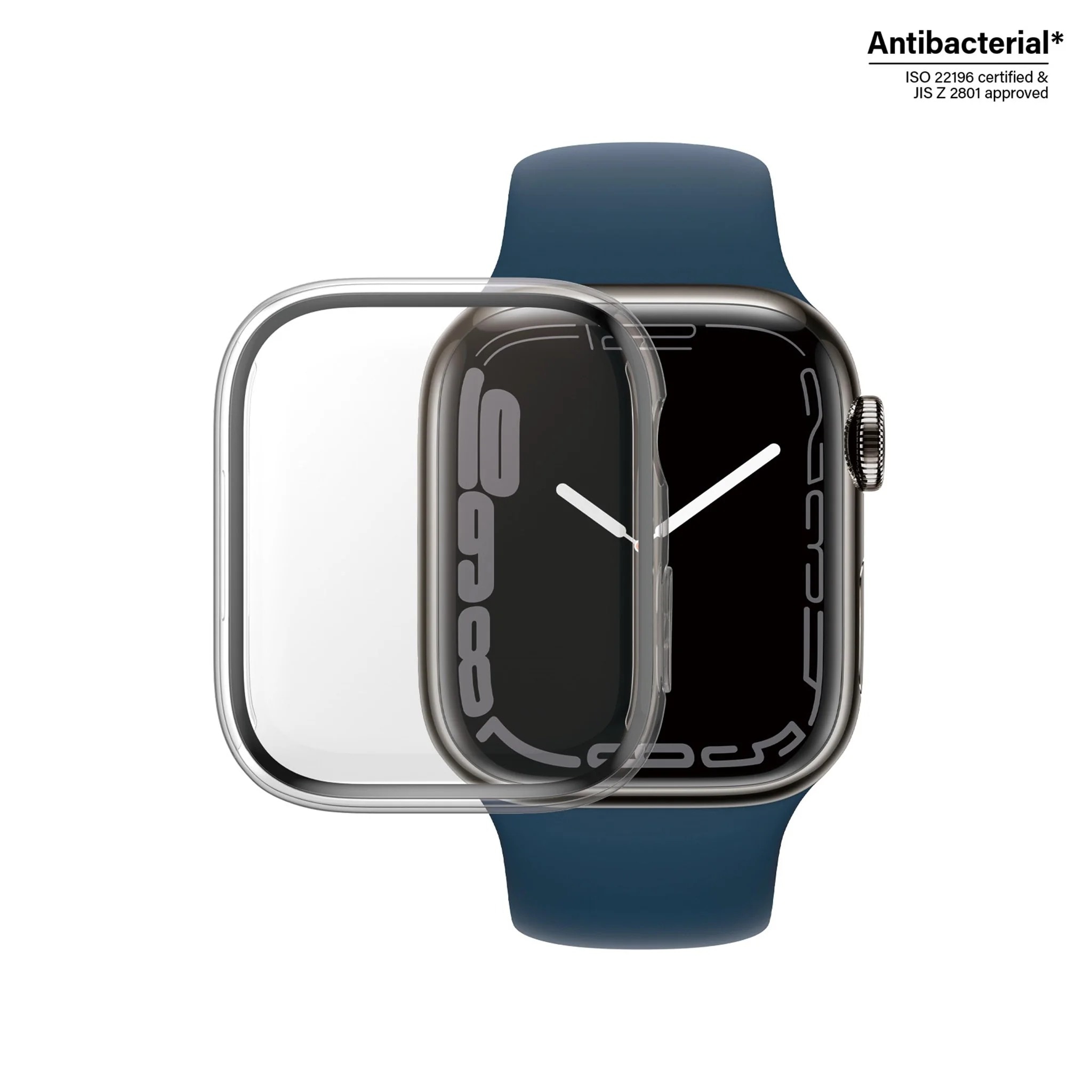 Full Body Coque Apple Watch 45mm Series 8, transparent