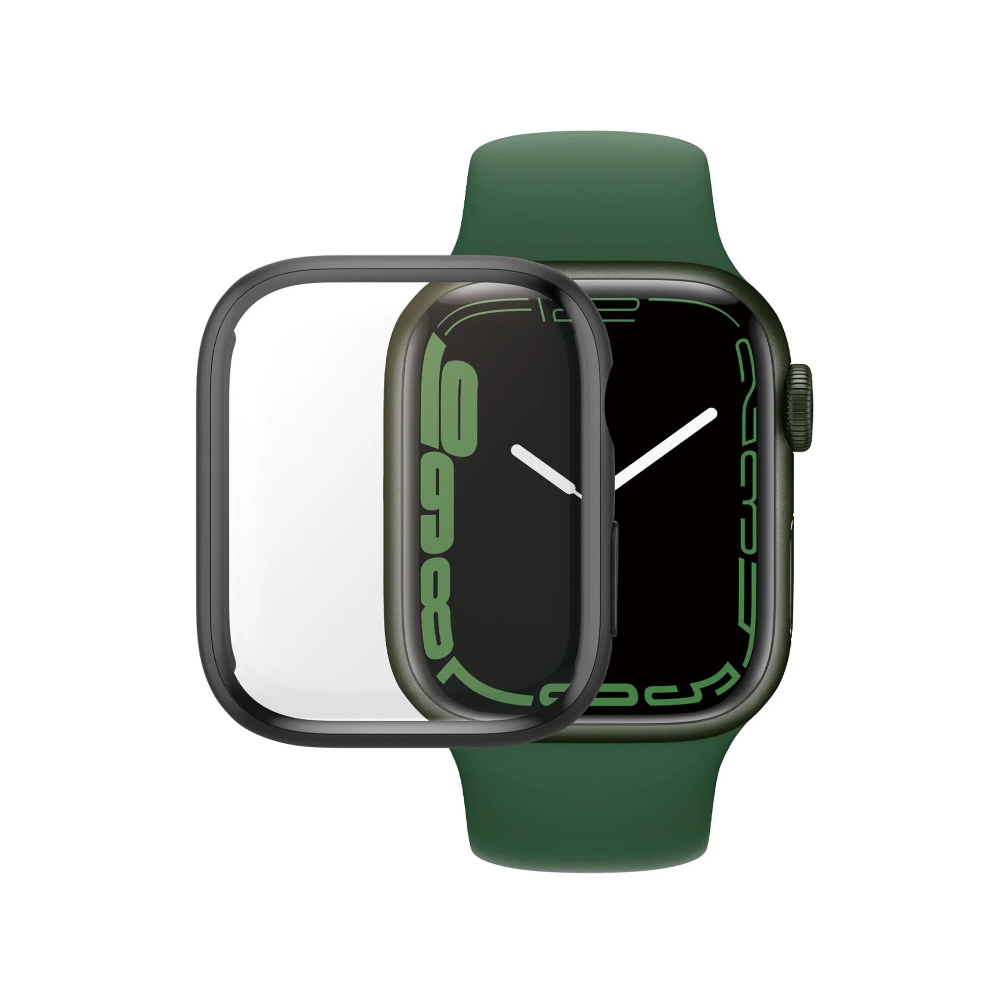 Full Body Coque Apple Watch 45mm Series 7, noir