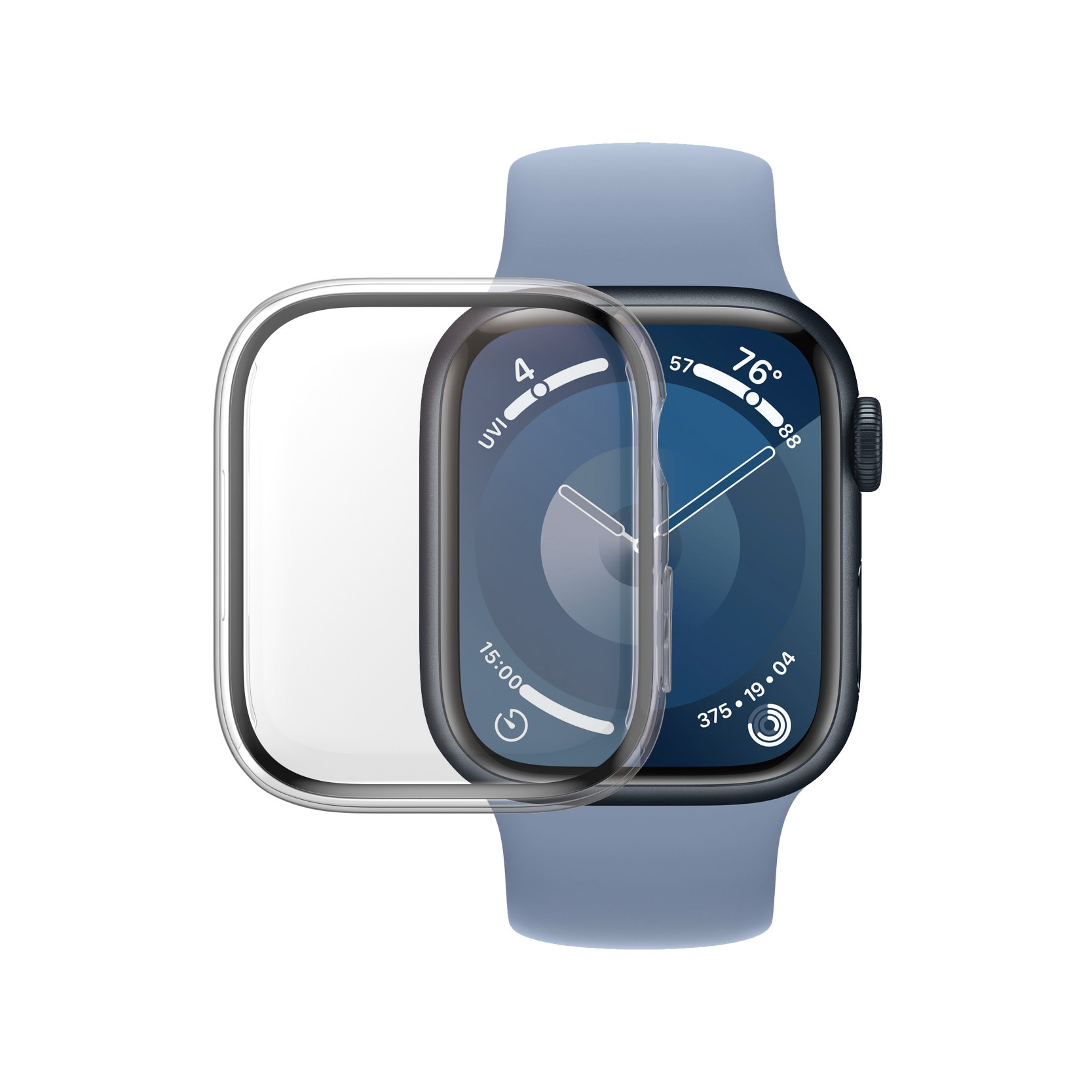 Full Body D3O Coque Apple Watch Series 7 41mm, Transparent