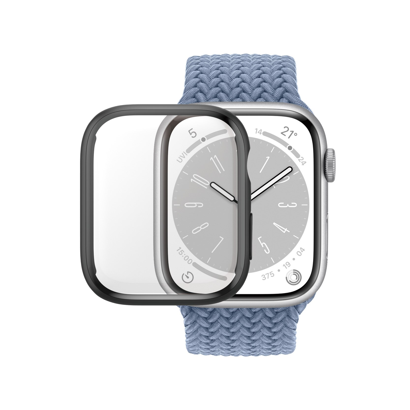 Full Body D3O Coque Apple Watch 41mm, noir