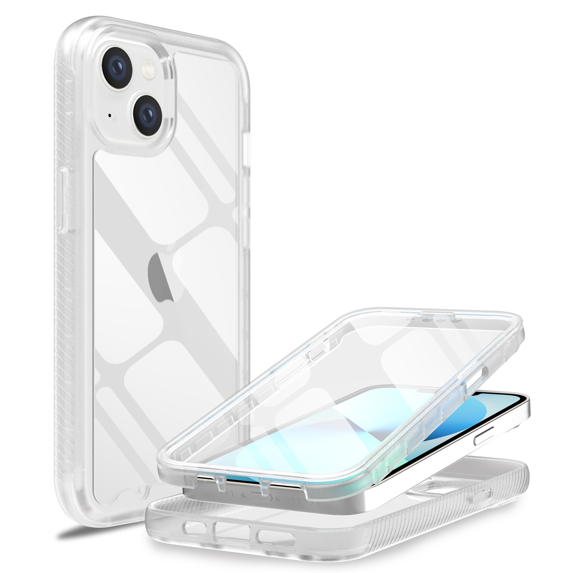 Coque Full Protection iPhone 13, Transparent