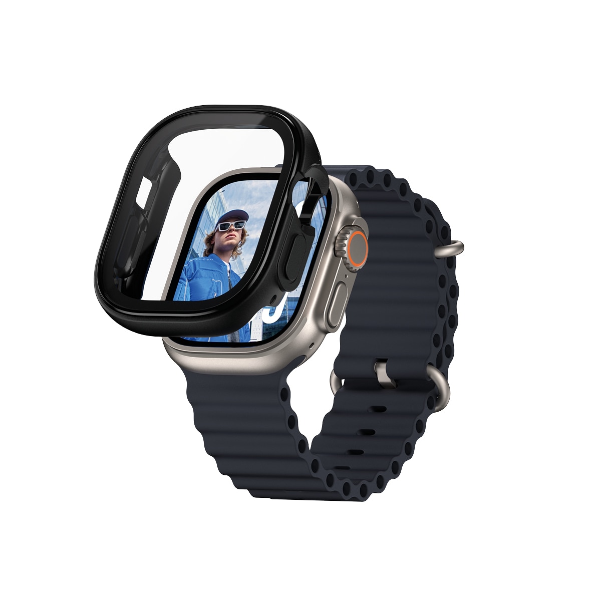 Full Body Slim Coque Apple Watch Ultra 49mm 2nd Gen, Black