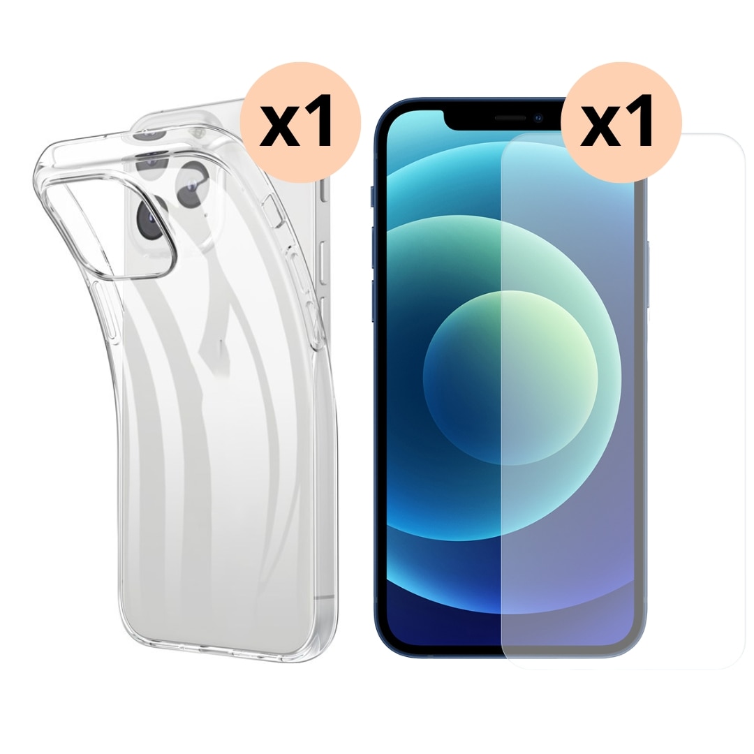 Kit pour iPhone 14 Pro Max : Coque et protecteur d’écran