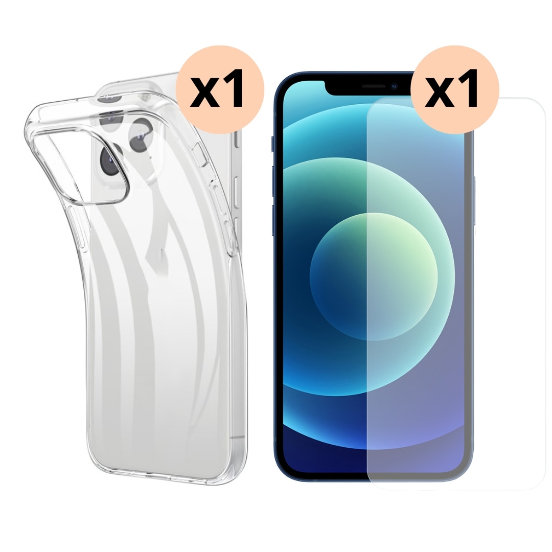 Kit pour iPhone 14 Pro : Coque et protecteur d’écran