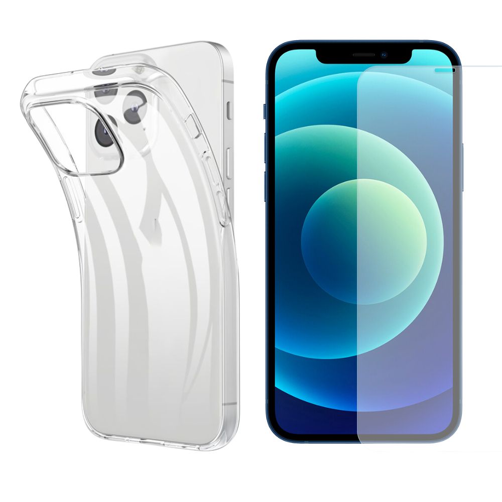 Kit pour iPhone 14 : Coque et protecteur d’écran