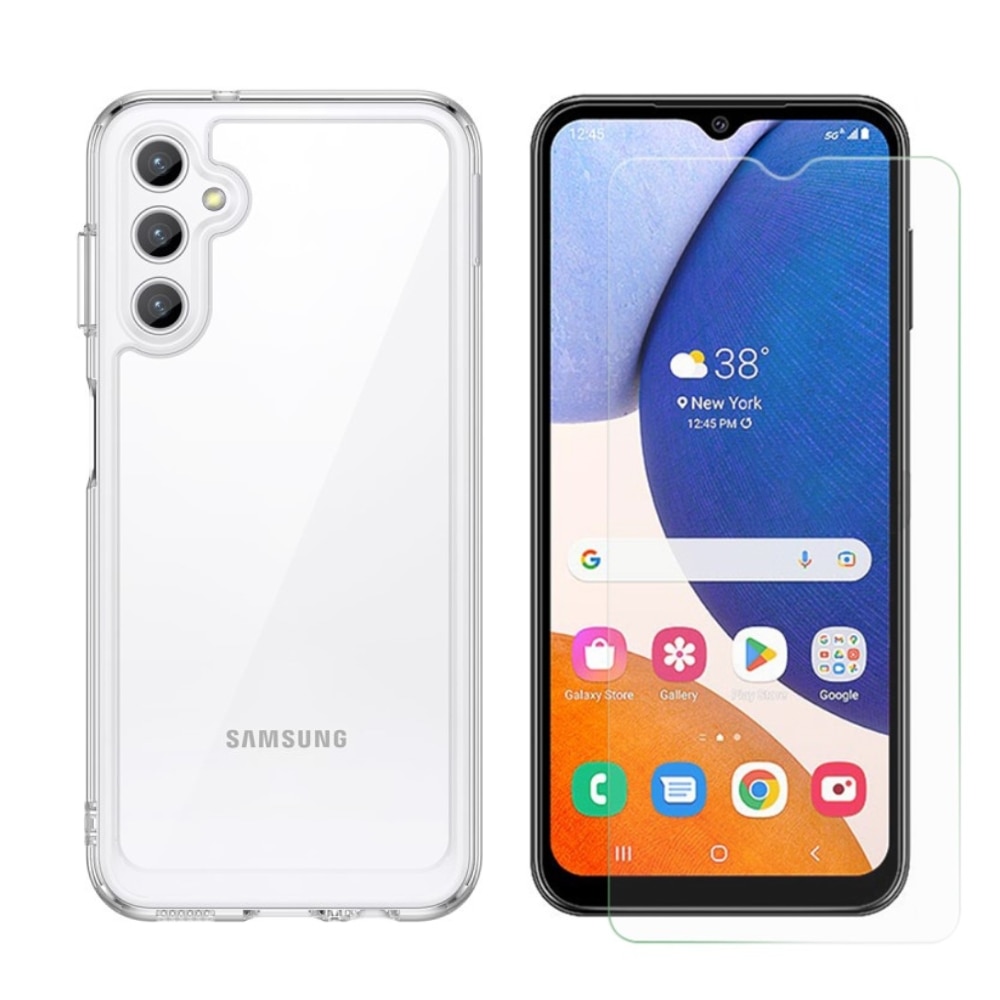 Kit pour Samsung Galaxy A14 : Coque et protecteur d’écran
