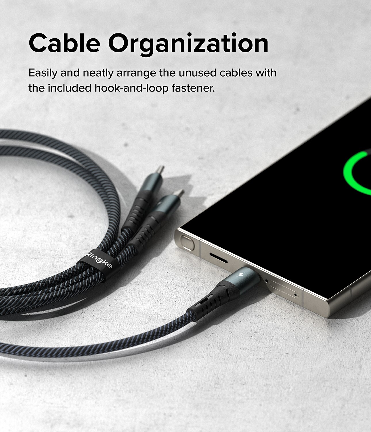 3-in-1 Fast Charging Câble multi, noir