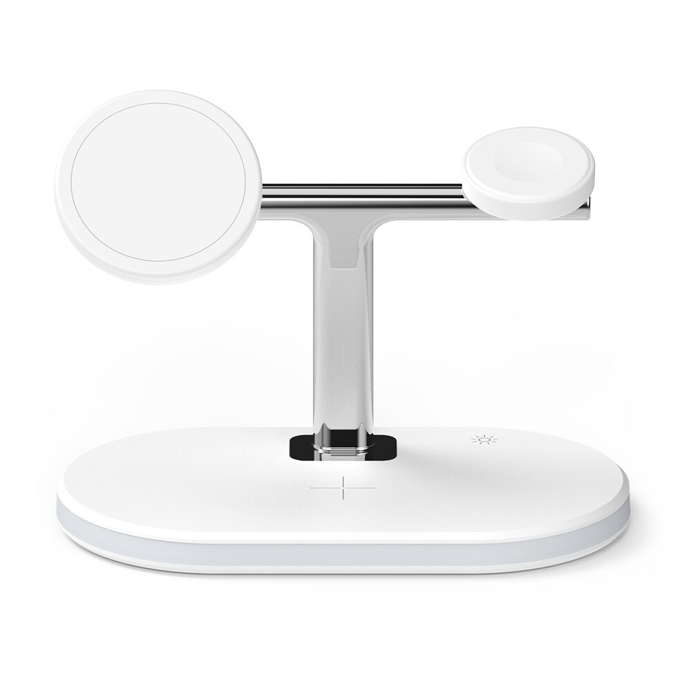 3-in-1 Wireless Charger Stand, blanc