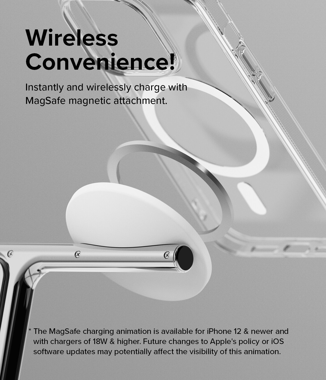 3-in-1 Wireless Charger Stand, blanc
