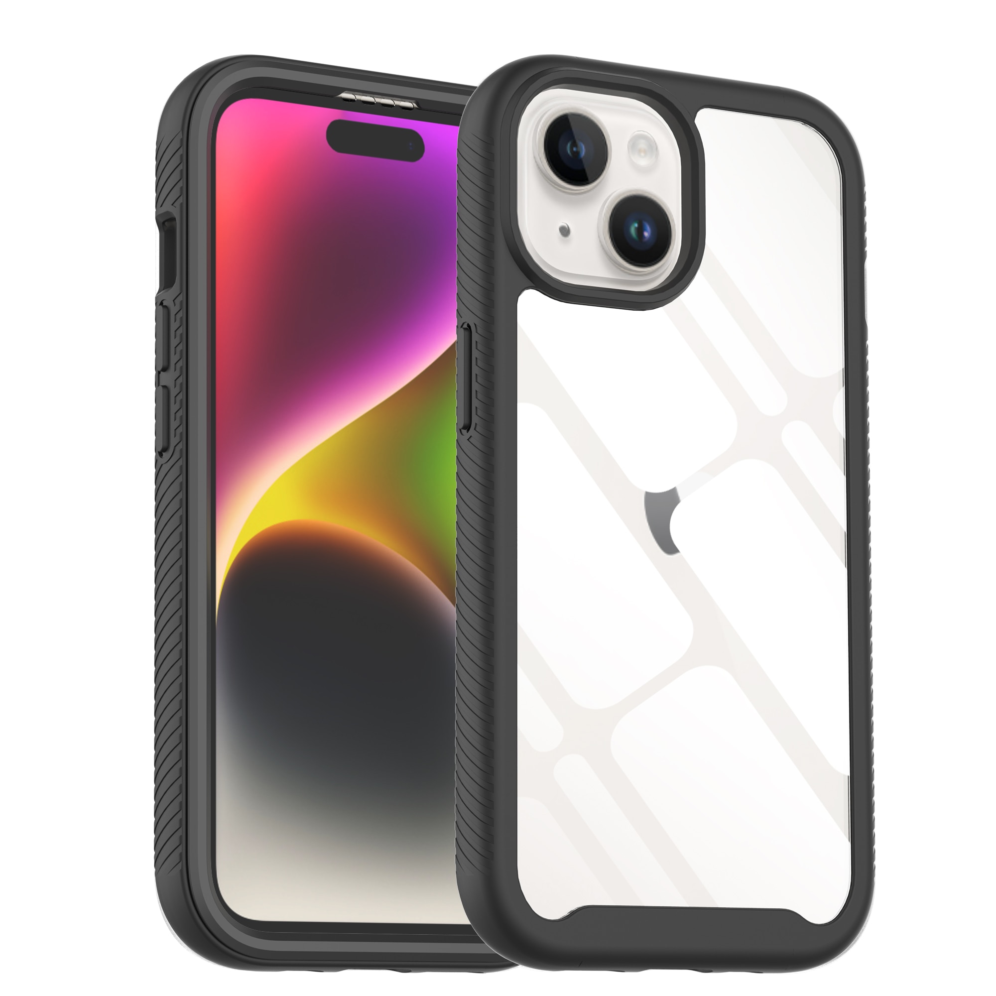 Coque Full Protection iPhone 15, Noir