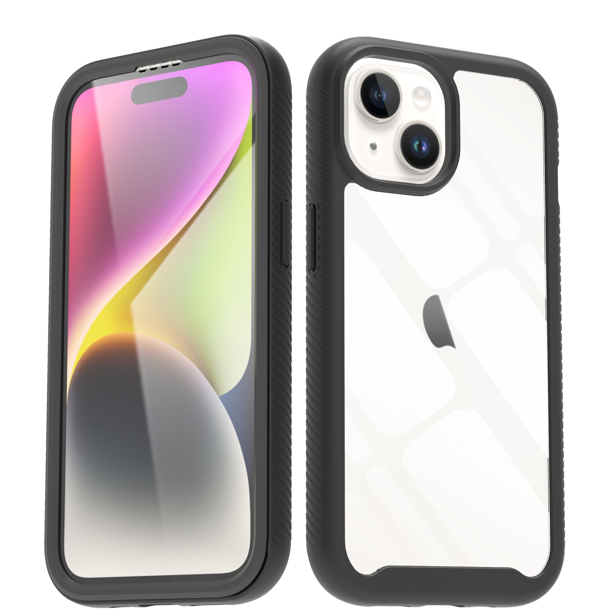 Coque Full Protection iPhone 15, Noir