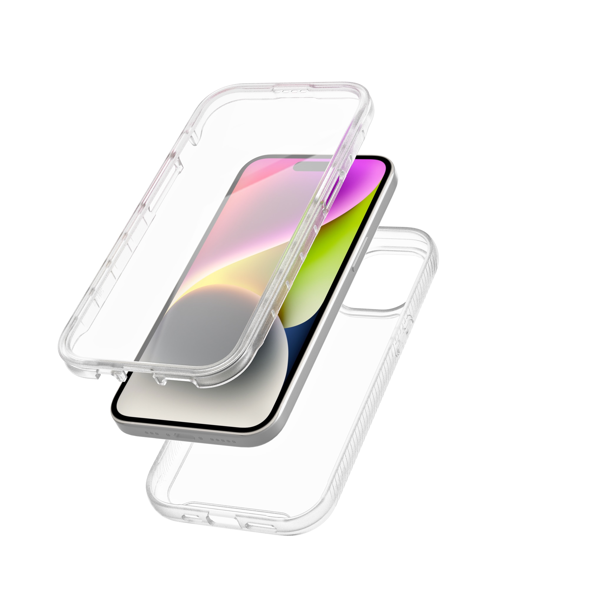 Coque Full Protection iPhone 15, Transparent