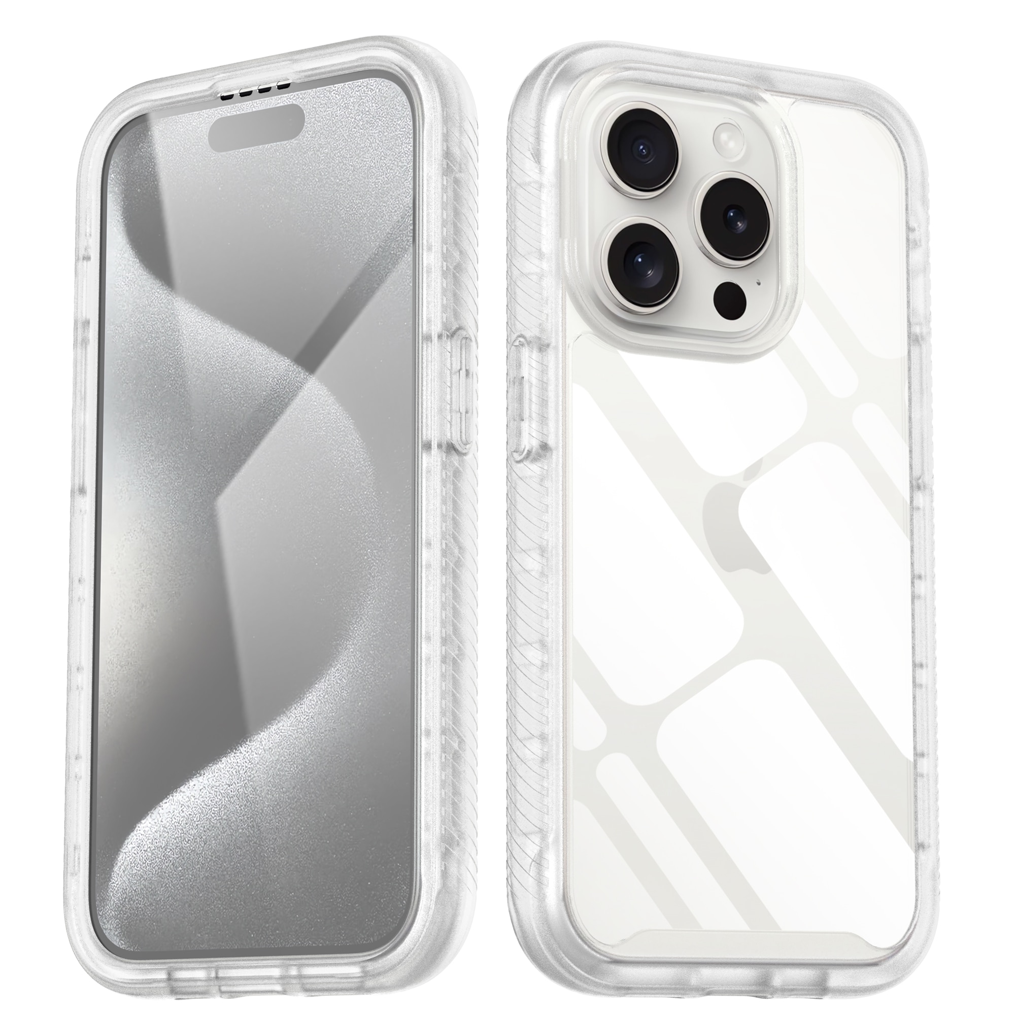 Coque Full Protection iPhone 15 Pro Max, Transparent